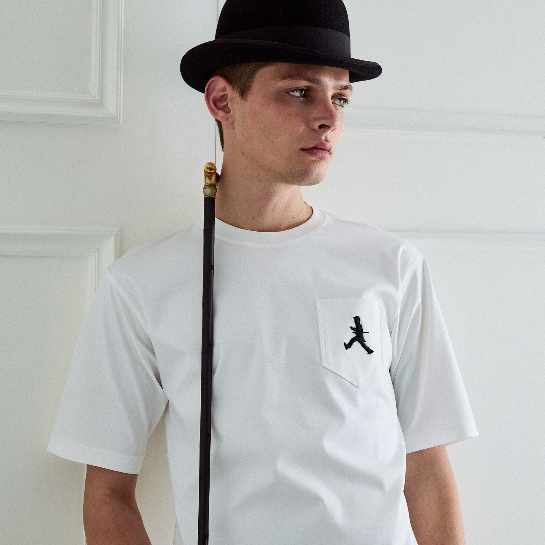 TAKEO KIKUCHI「【BOWLER HAT LABEL】アイスクリアコットンボーラーハットウォーカー 半袖ポケT」|Tシャツ・カットソー|