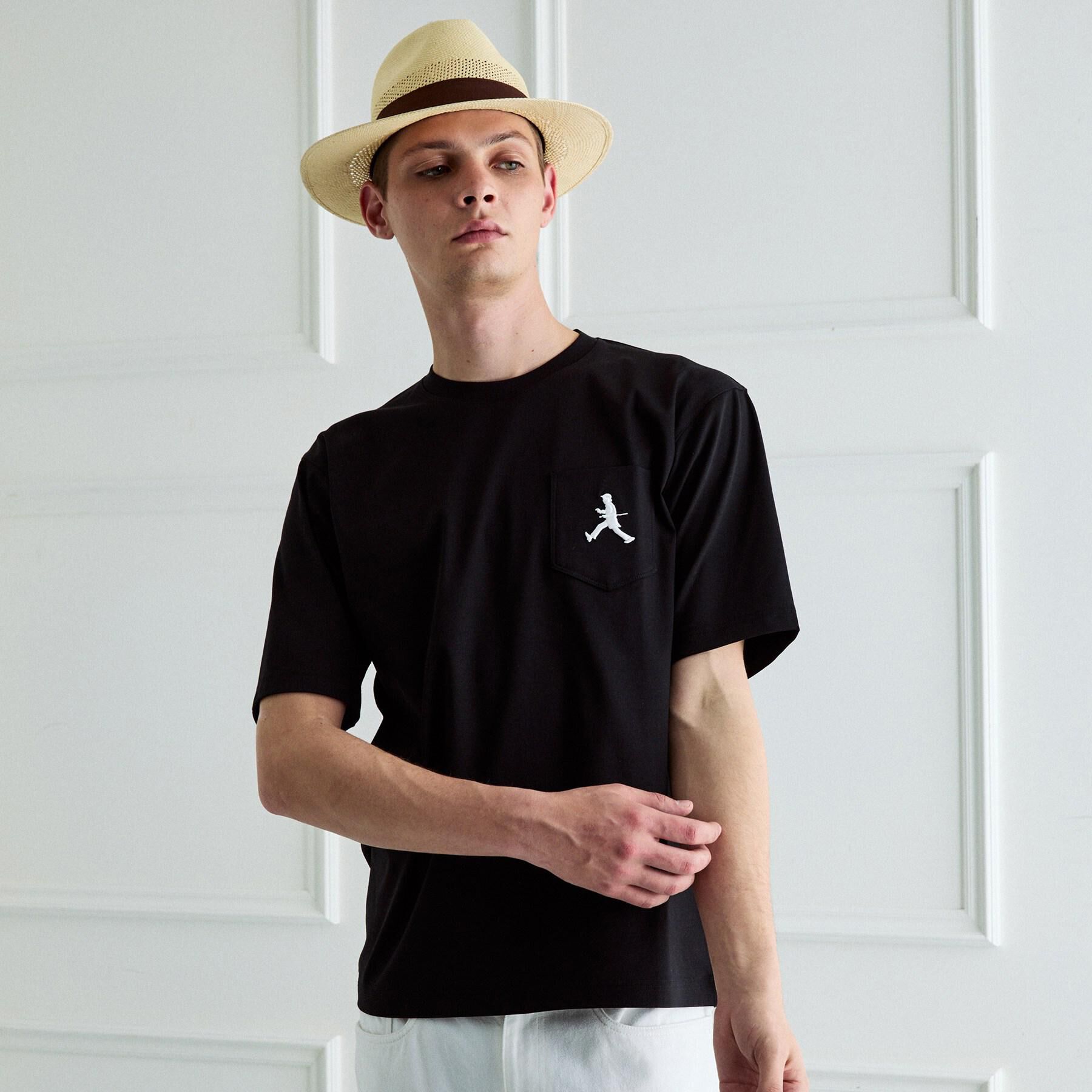 TAKEO KIKUCHI「【BOWLER HAT LABEL】アイスクリアコットンボーラーハットウォーカー 半袖ポケT」|Tシャツ・カットソー|