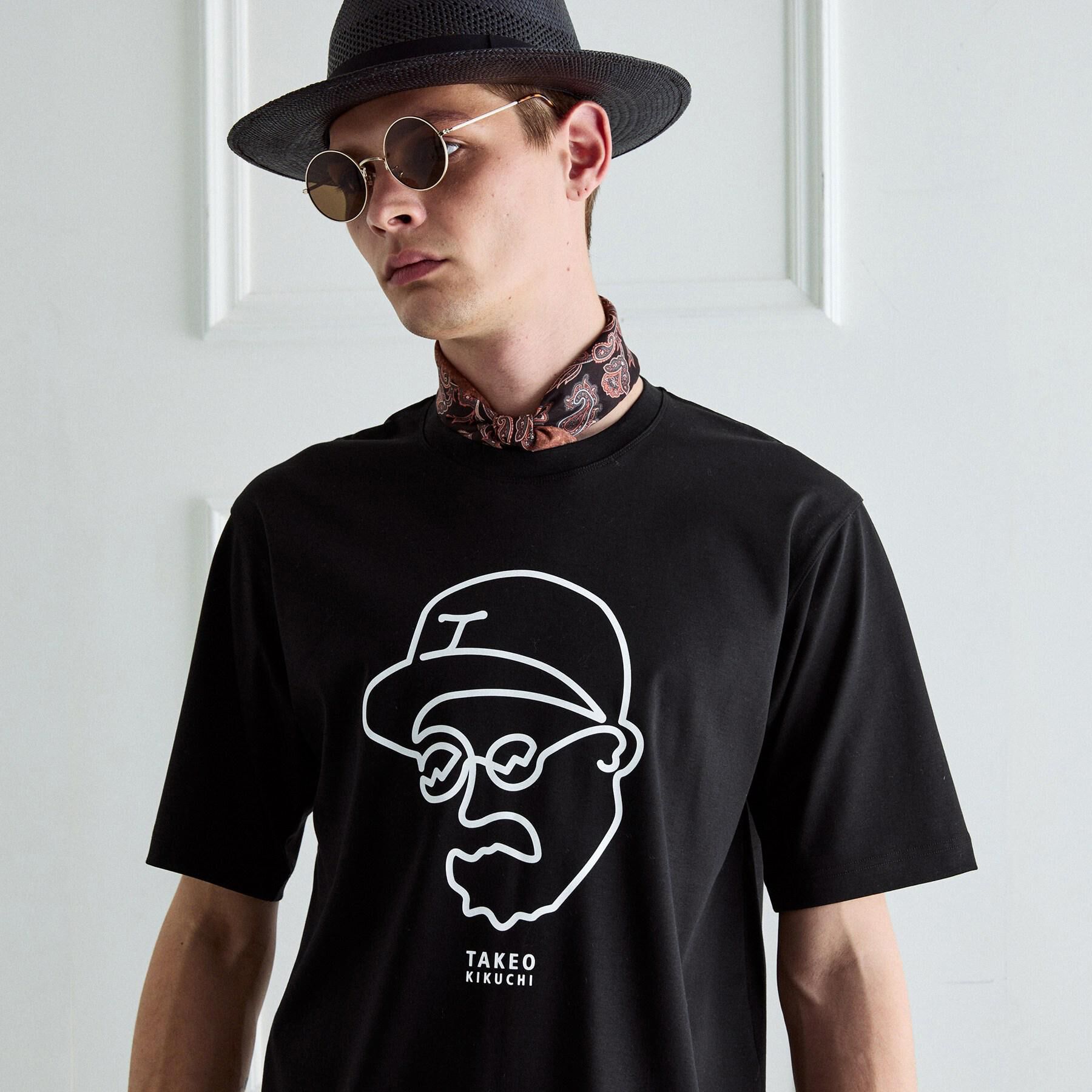 TAKEO KIKUCHI「【BOWLER HAT LABEL】アイスクリアコットン ワンストローク 半袖Tシャツ」|Tシャツ・カットソー|