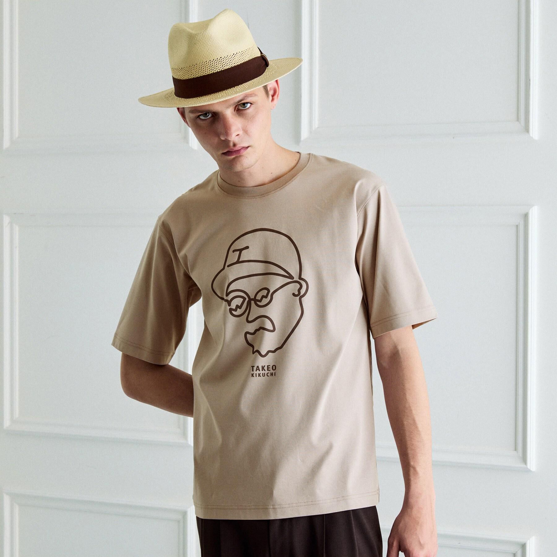 TAKEO KIKUCHI「【BOWLER HAT LABEL】アイスクリアコットン ワンストローク 半袖Tシャツ」|Tシャツ・カットソー|
