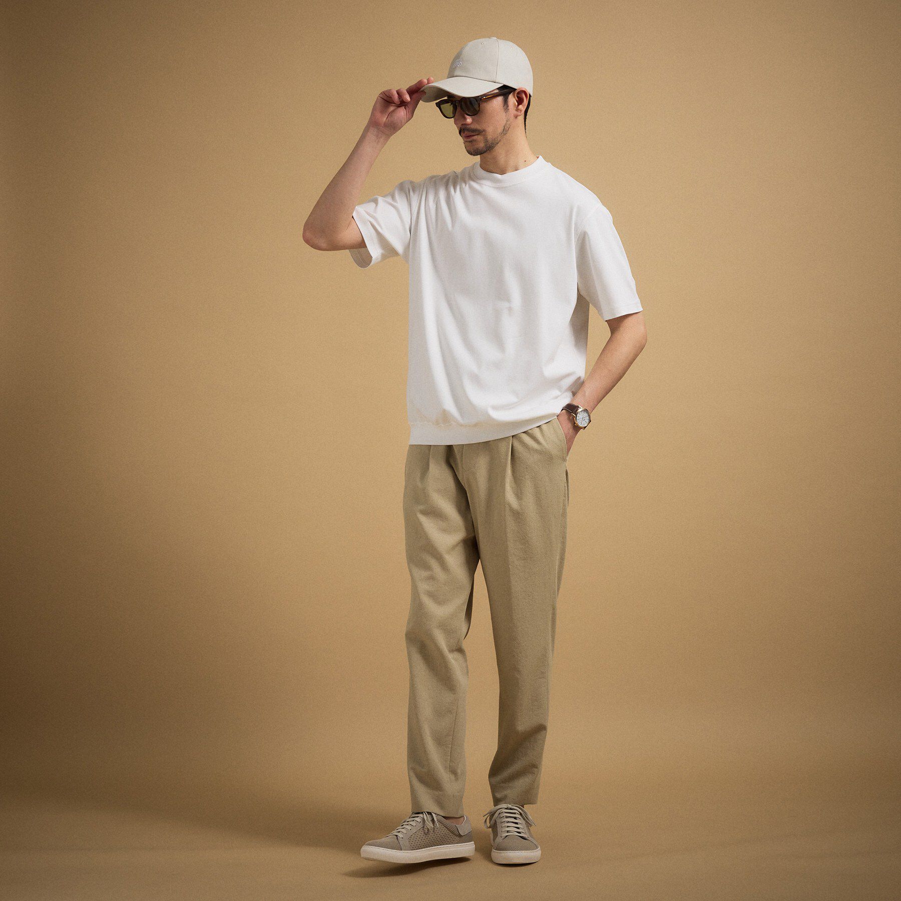 TAKEO KIKUCHI「【接触冷感】アイスクリアコットン Tシャツ」|Tシャツ・カットソー|