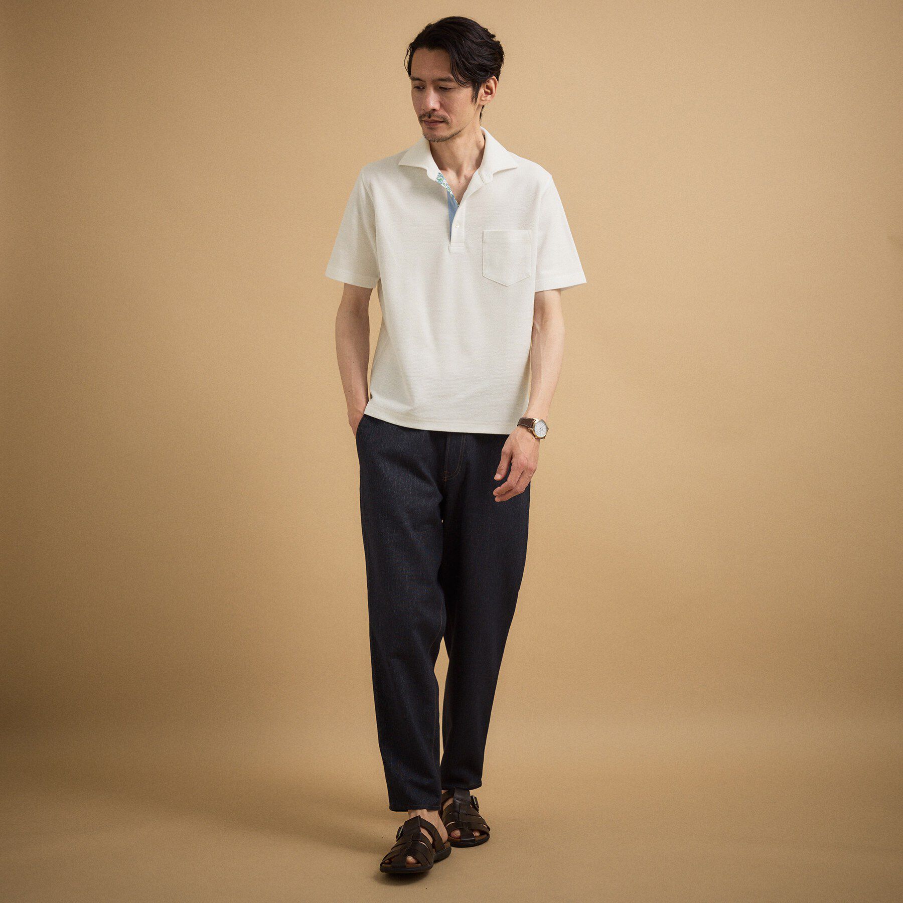 TAKEO KIKUCHI「【抗菌防臭】ステイフレッシュ ポロシャツ」|ポロシャツ|
