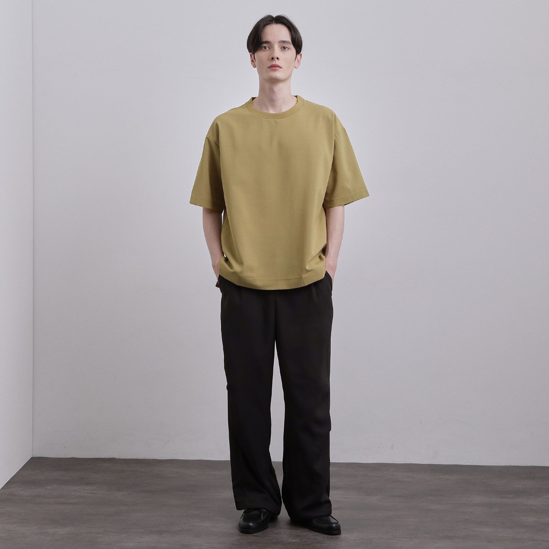 tk.TAKEO KIKUCHI「AIRY DRYクルーネックTシャツ/吸水速乾/UVカット/マシーンウォッシャブル/洗濯可/イージー」|シャツ・ブラウス|