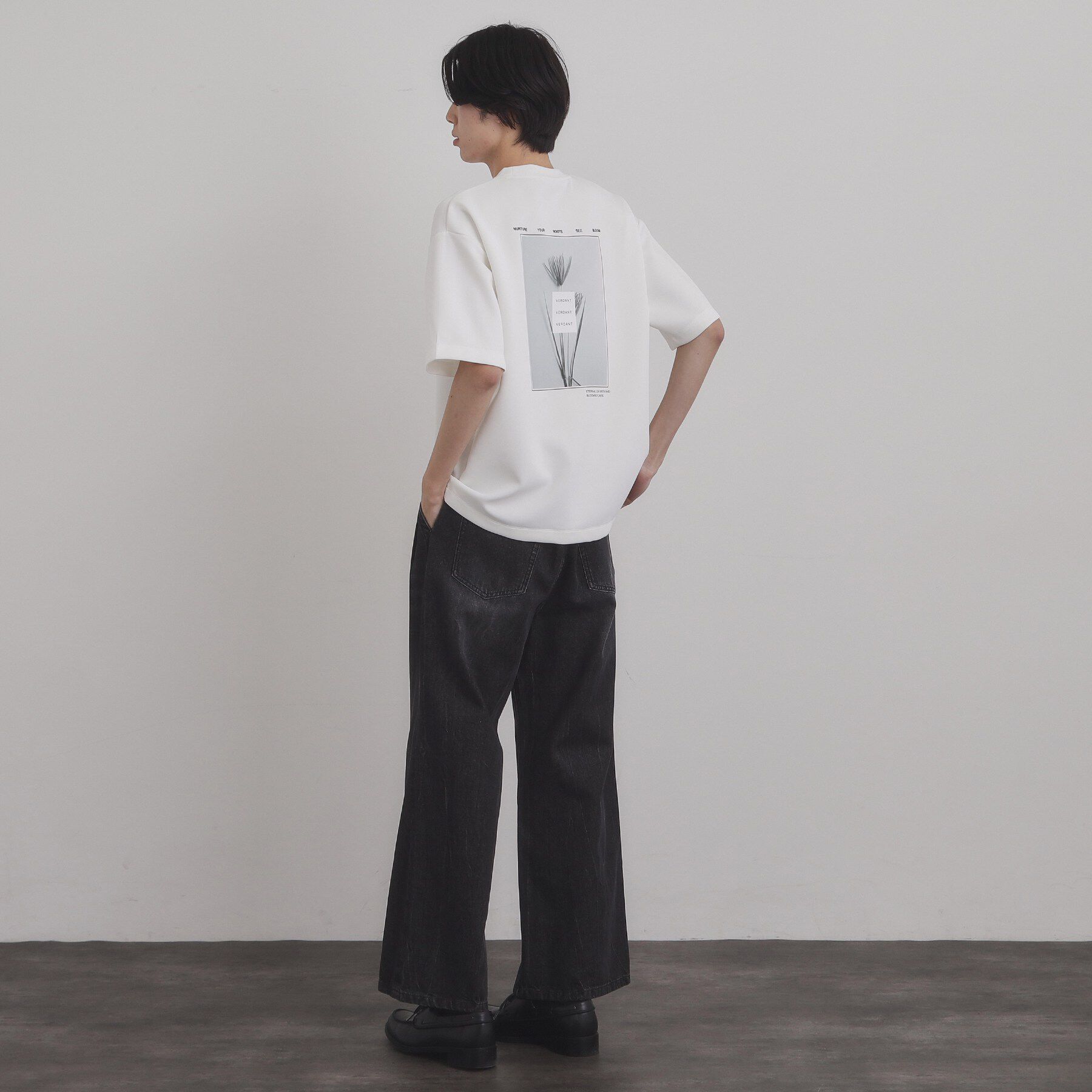 tk.TAKEO KIKUCHI「バックブルームTシャツ」|Tシャツ・カットソー|