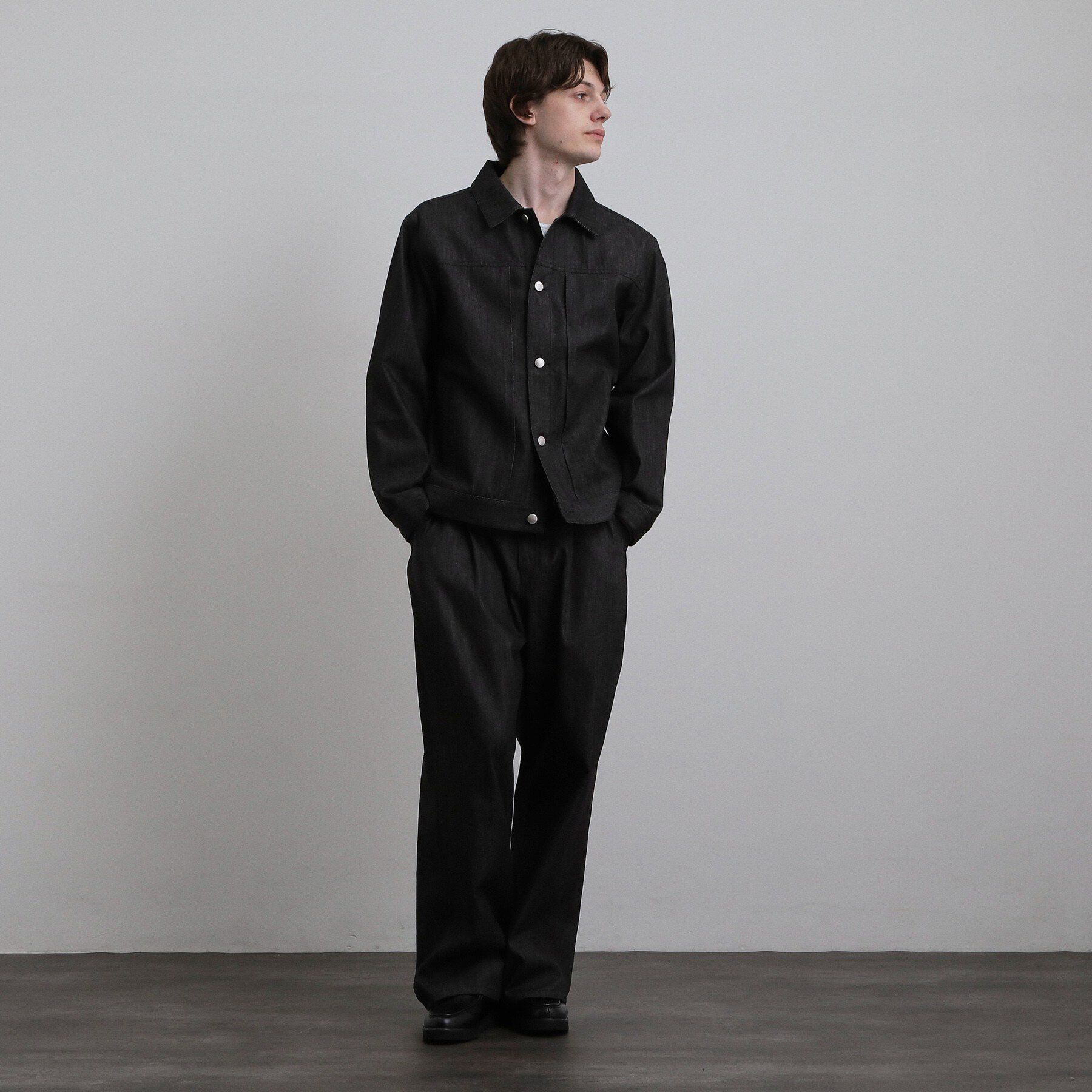 tk.TAKEO KIKUCHI「【色褪せしにくいデニム/セットアップ対応可】Comfy Fadeless Denim Seriesデ」|ブルゾン・スタジャン|