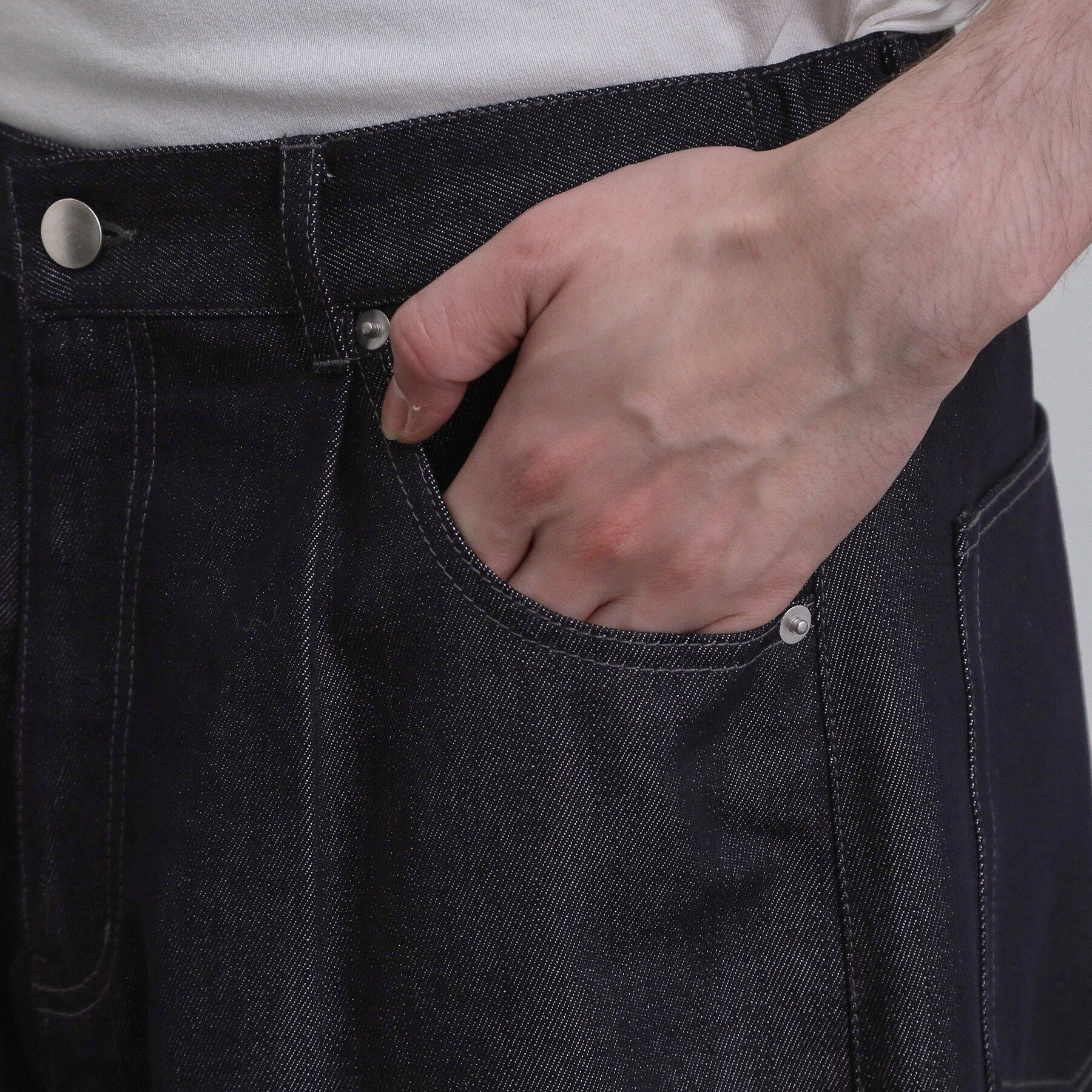 tk.TAKEO KIKUCHI「【色褪せしにくいデニム】Comfy Fadeless Denim Seriesバレルデニム」|デニム|