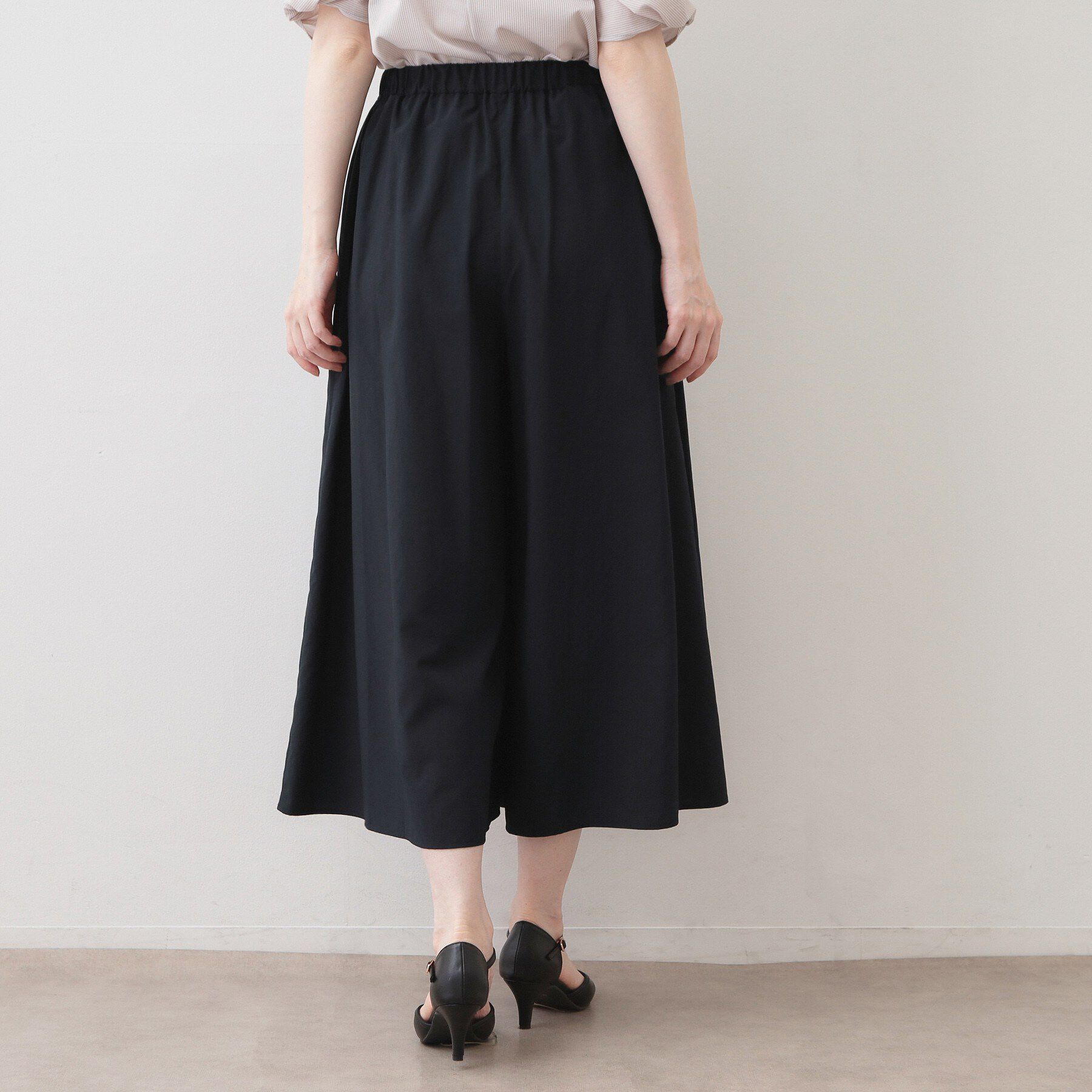 index「【接触冷感】ひんやりスカンツワイドパンツ《洗濯機OK/防シワ》」|その他|
