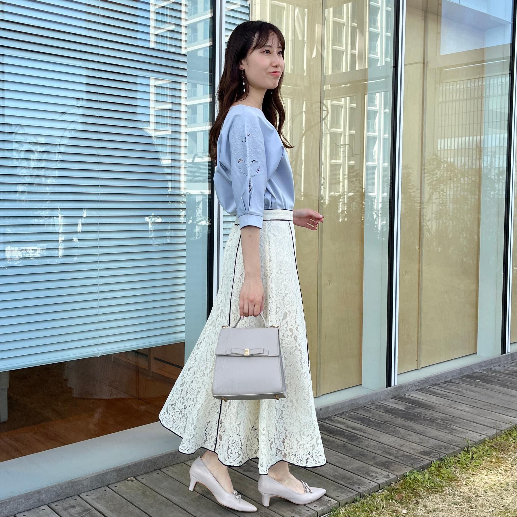 Couture broach「【接触冷感・UVカット】エンブロドルマントップス」|Tシャツ・カットソー|