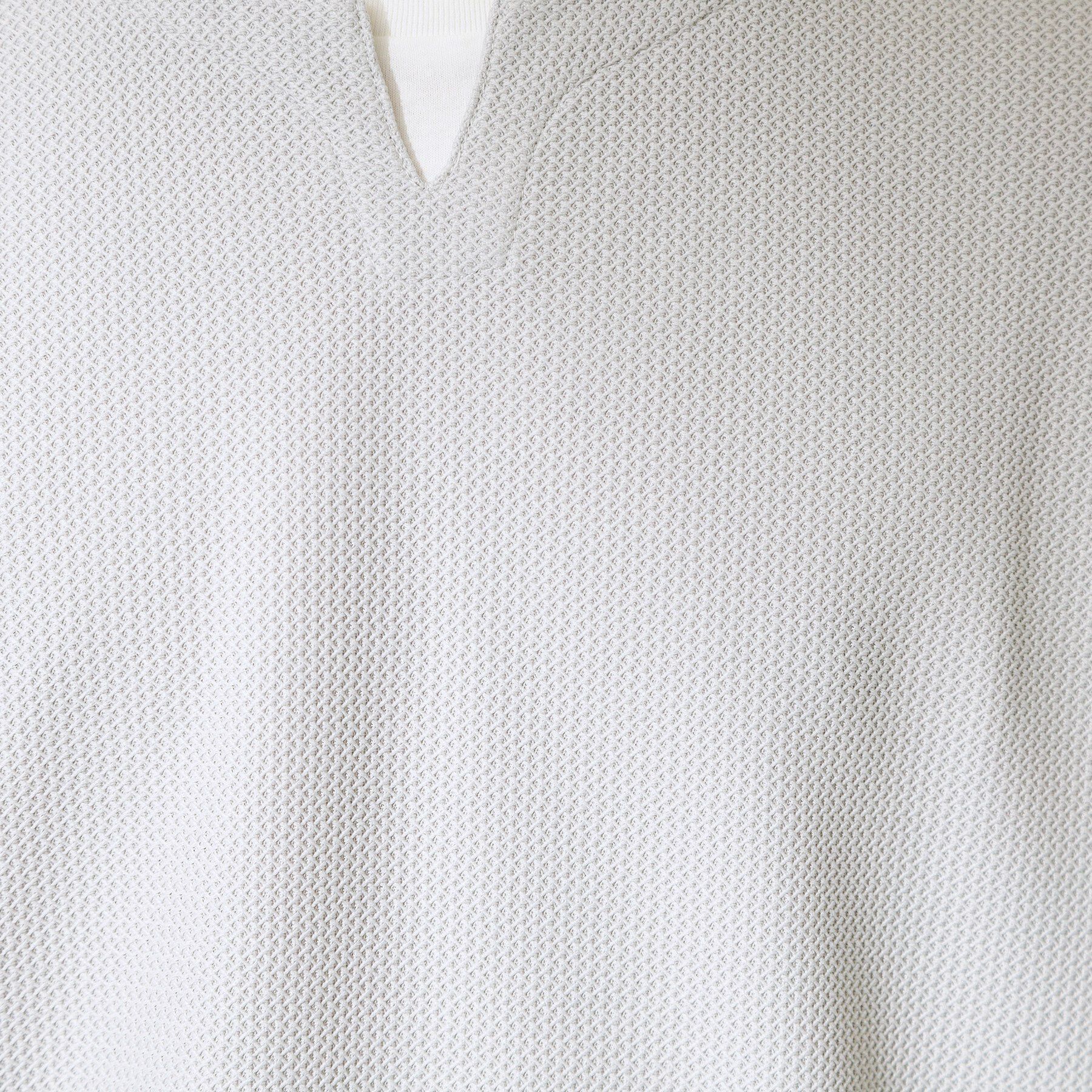THE SHOP TK「【一枚でコーディネートが完成！】レイヤード風 キーネック 半袖Tシャツ 洗濯機OK」|Tシャツ・カットソー|
