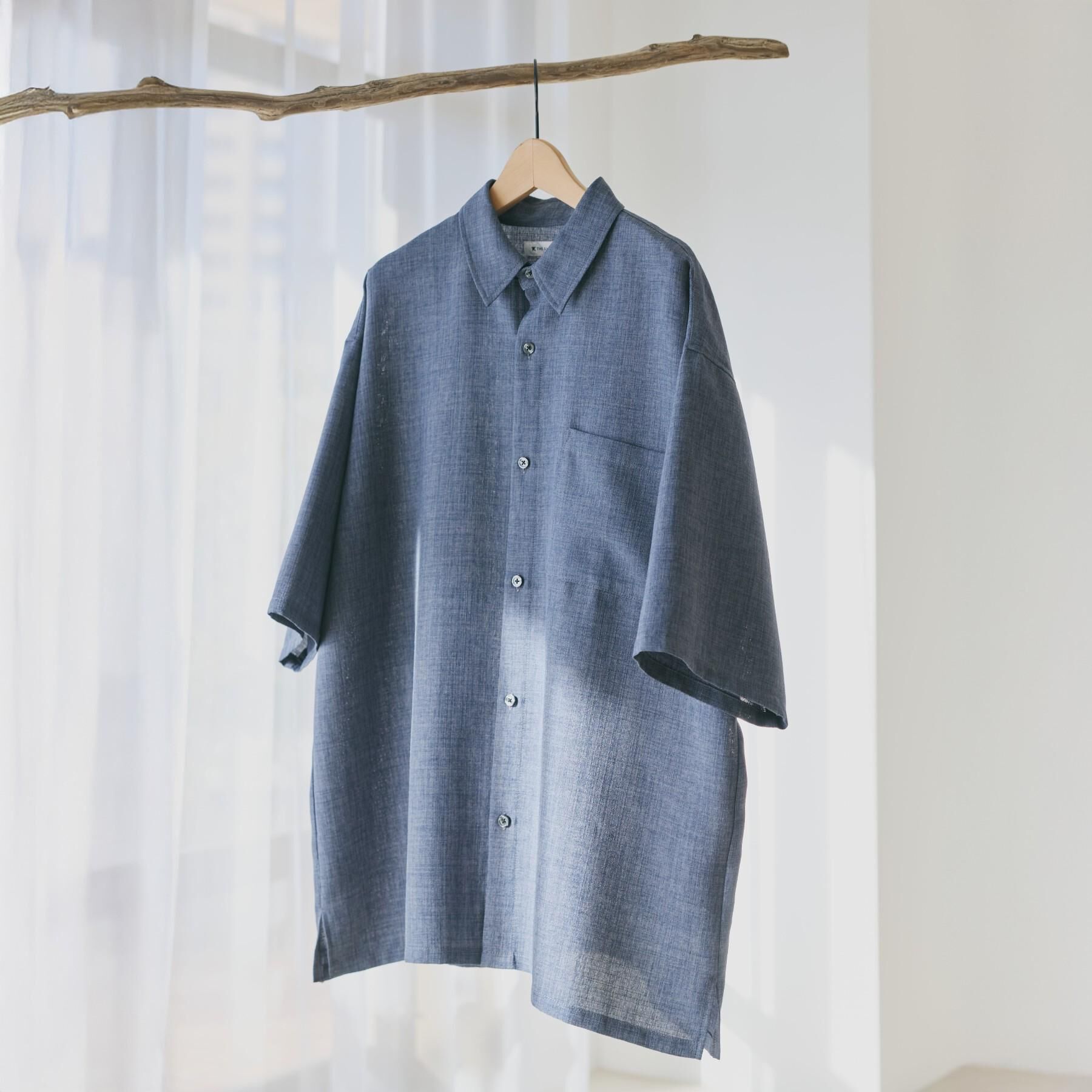 THE SHOP TK「【LINO FINE】 リネンライク半袖シャツ UVカット／イージーケア／吸水速乾／洗濯機OK／セッ」|シャツ・ブラウス|