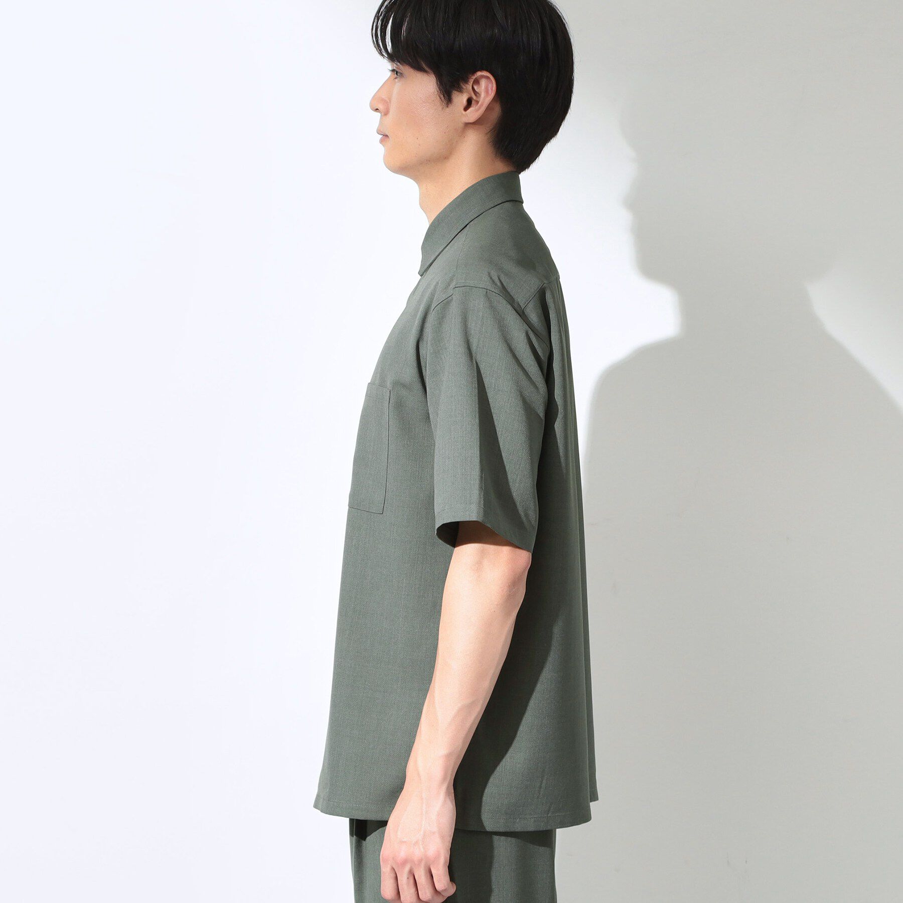 THE SHOP TK「LITE TEX ダブルフラップ半袖シャツ 接触冷感/吸水速乾/UVカット/アンチピリング/イージー」|シャツ・ブラウス|