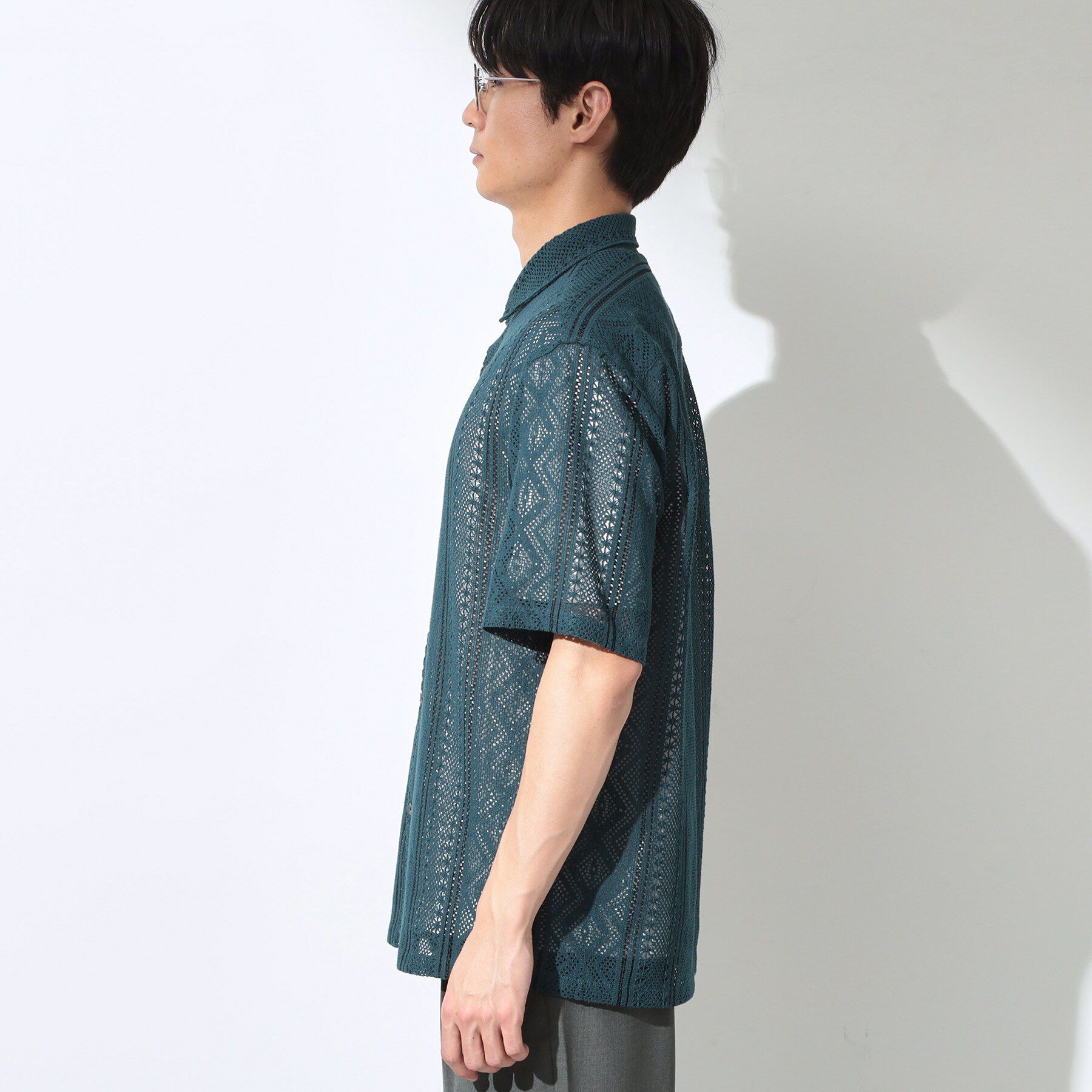 THE SHOP TK「【2点セット】クラフトレース 半袖シャツ＋半袖Tシャツ」|シャツ・ブラウス|