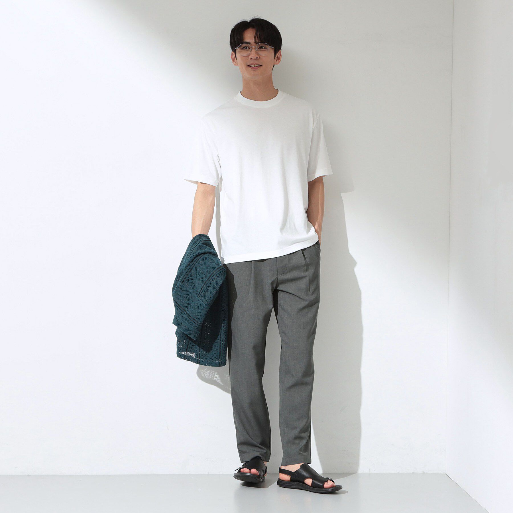 THE SHOP TK「【2点セット】クラフトレース 半袖シャツ＋半袖Tシャツ」|シャツ・ブラウス|