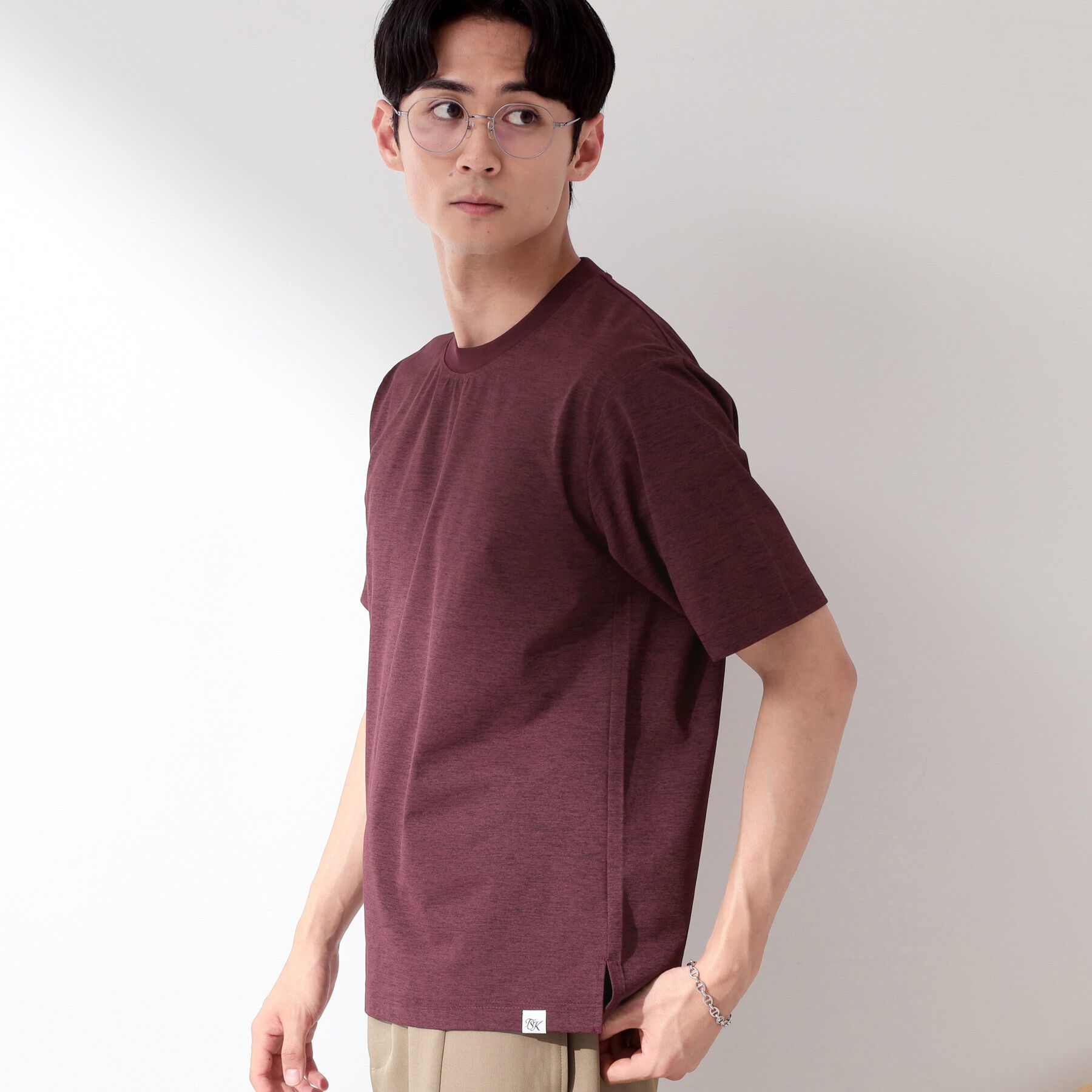 THE SHOP TK「【新色追加＆再入荷!!】【接触冷感/吸水速乾/UVカット/透け防止/遮熱】BO-NO TEE/ボーノ」|Tシャツ・カットソー|