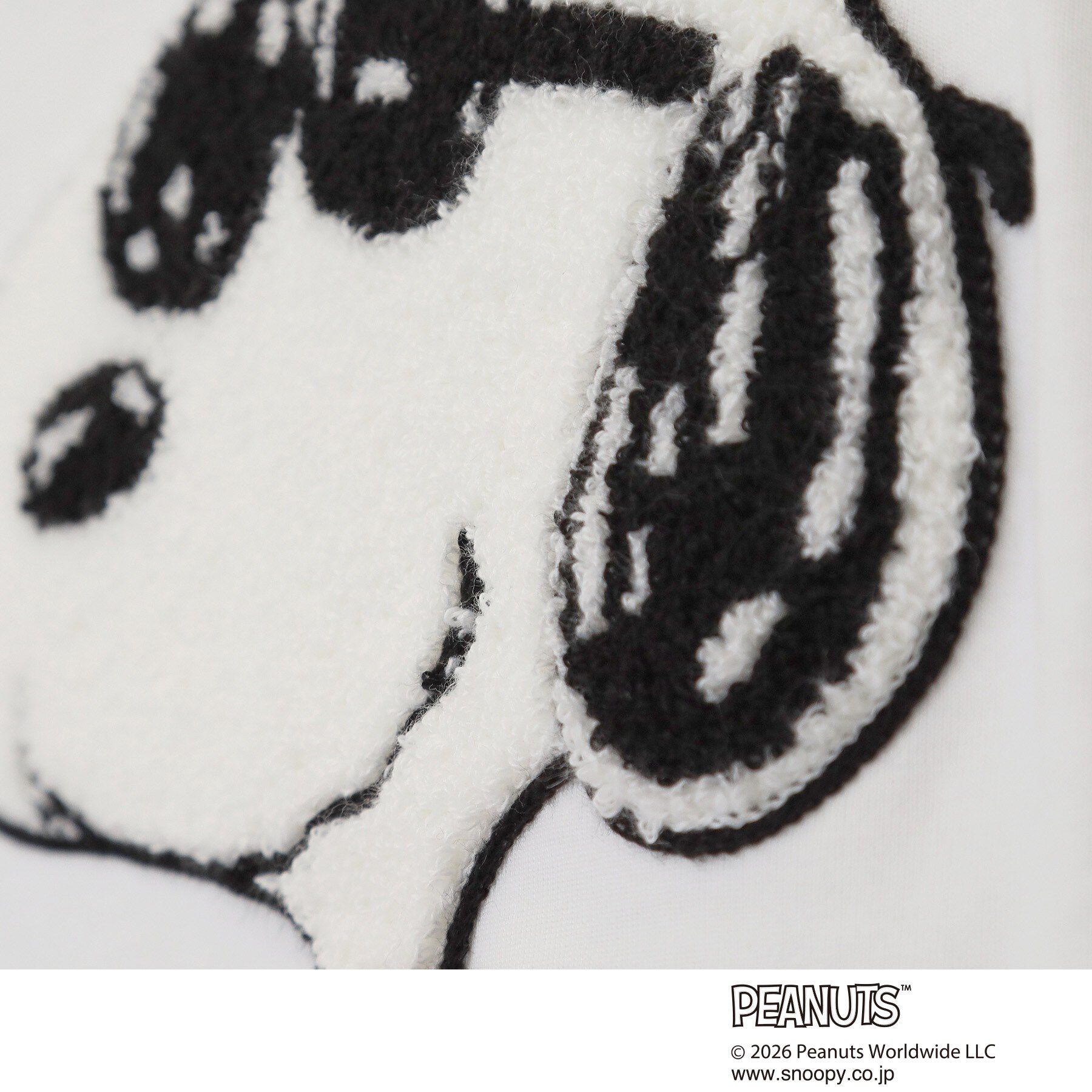 THE SHOP TK「PEANUTS ／ ピーナッツ スヌーピー さがら刺繍 半袖Tシャツ」|Tシャツ・カットソー|