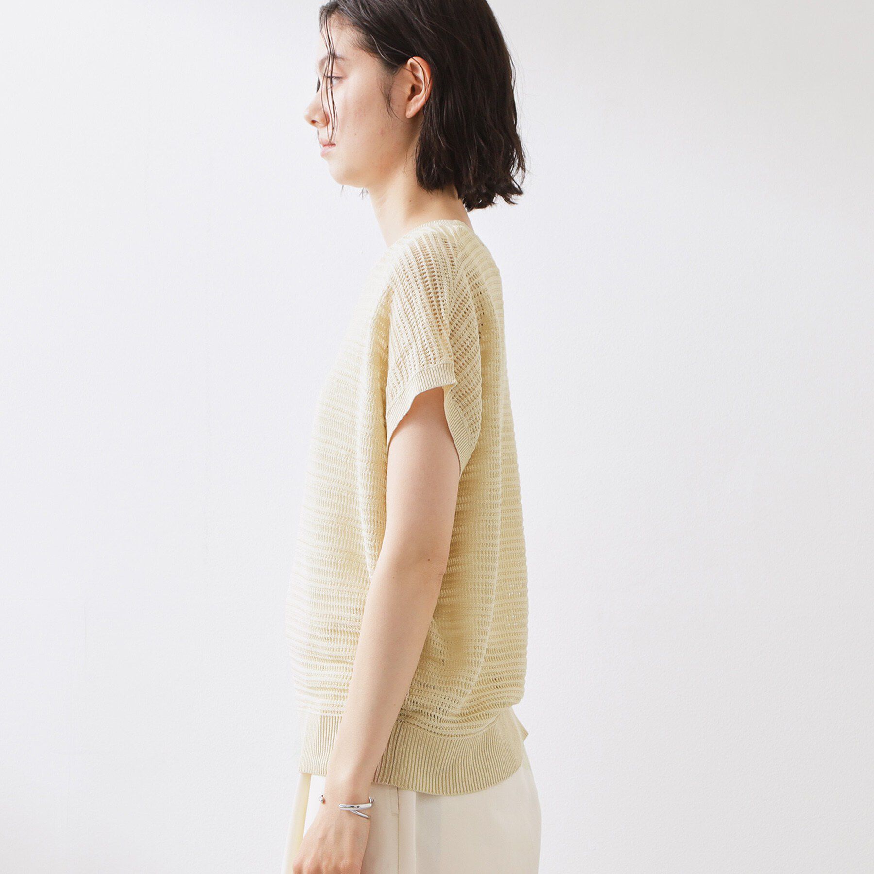 THE SHOP TK「【2点セット】メッシュニット+タンクトップ」|その他|