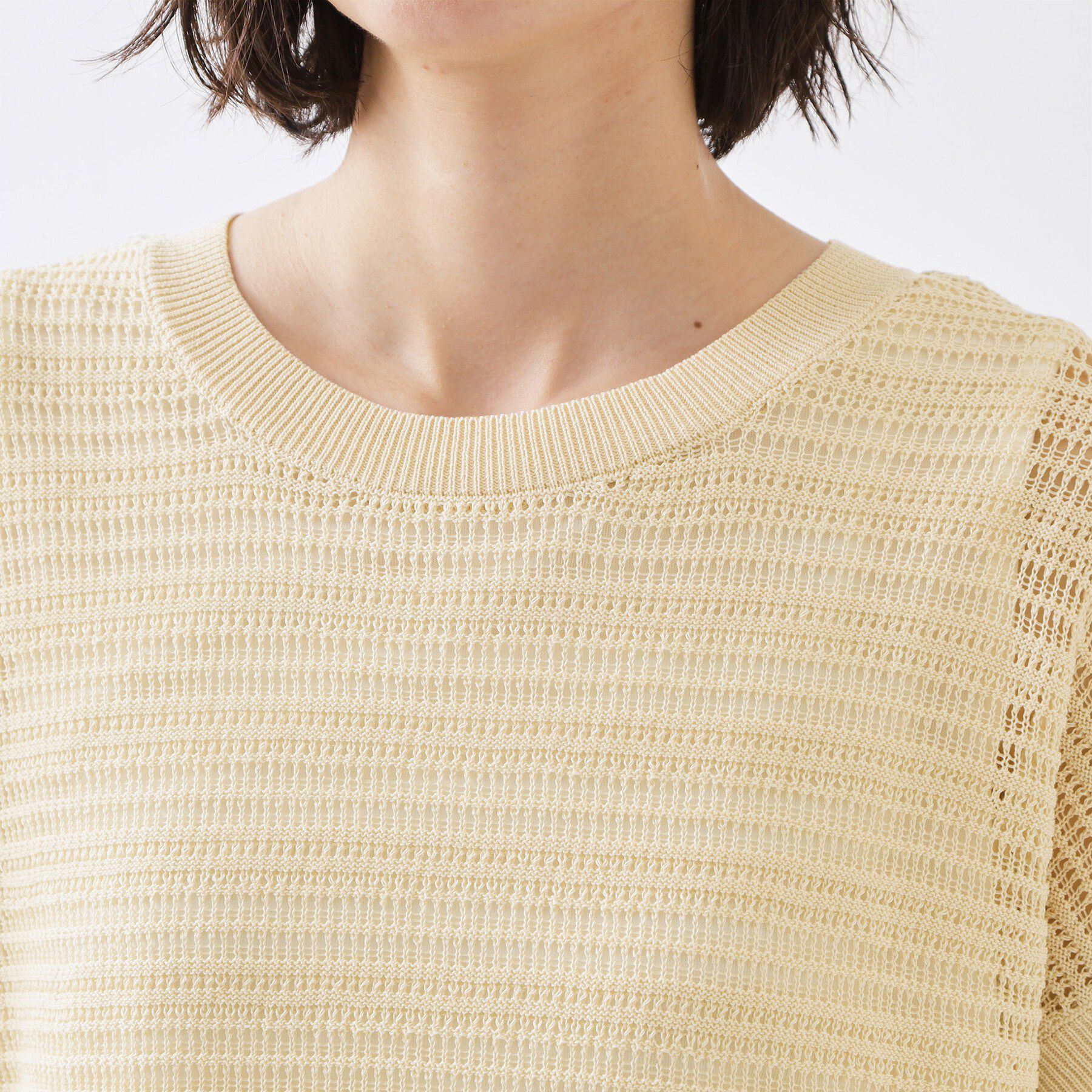 THE SHOP TK「【2点セット】メッシュニット+タンクトップ」|その他|
