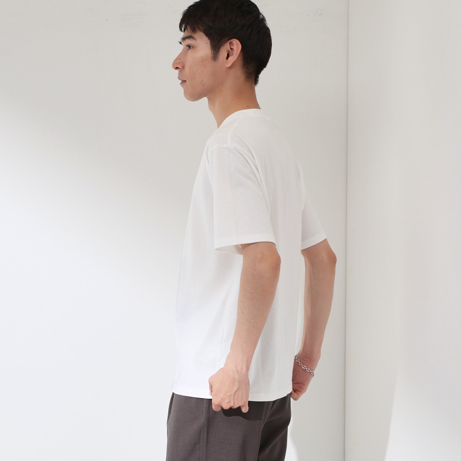 THE SHOP TK「COOLロゴ半袖Tシャツ 接触冷感／洗濯機OK」|Tシャツ・カットソー|