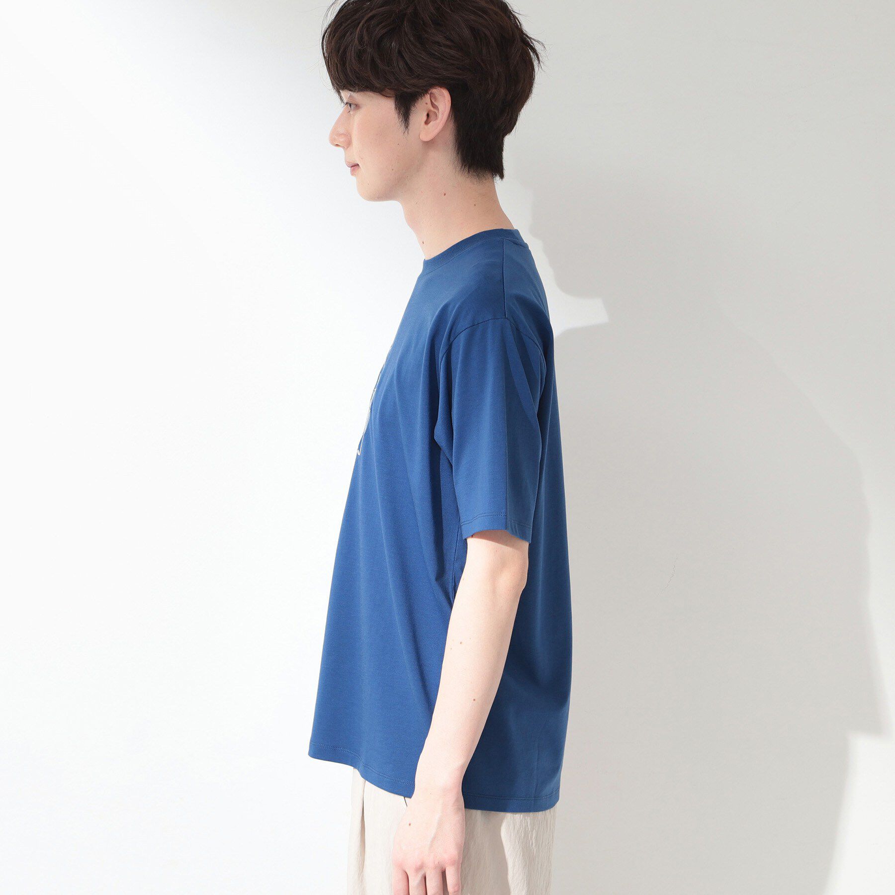 THE SHOP TK「COOLロゴ半袖Tシャツ 接触冷感／洗濯機OK」|Tシャツ・カットソー|