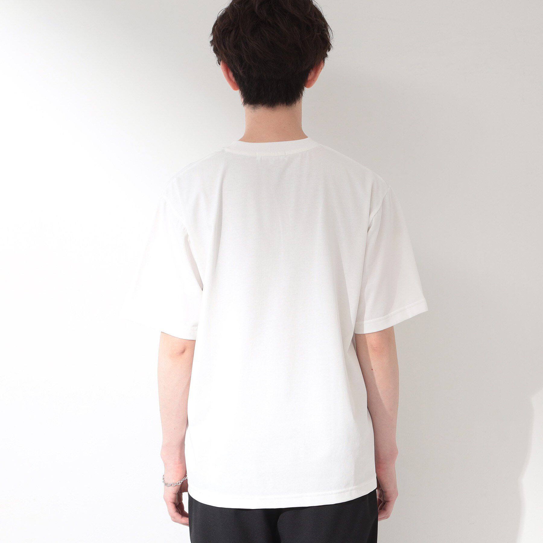 THE SHOP TK「クマ刺繍 半袖Tシャツ 洗濯機OK」|Tシャツ・カットソー|