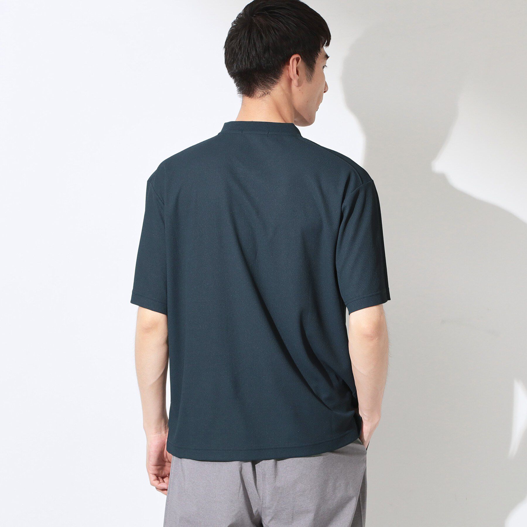 THE SHOP TK「【サラッと軽い着心地に。】BO-NO HENLEY TEE/ボーノヘンリーネック Tシャツ　吸水速乾」|Tシャツ・カットソー|