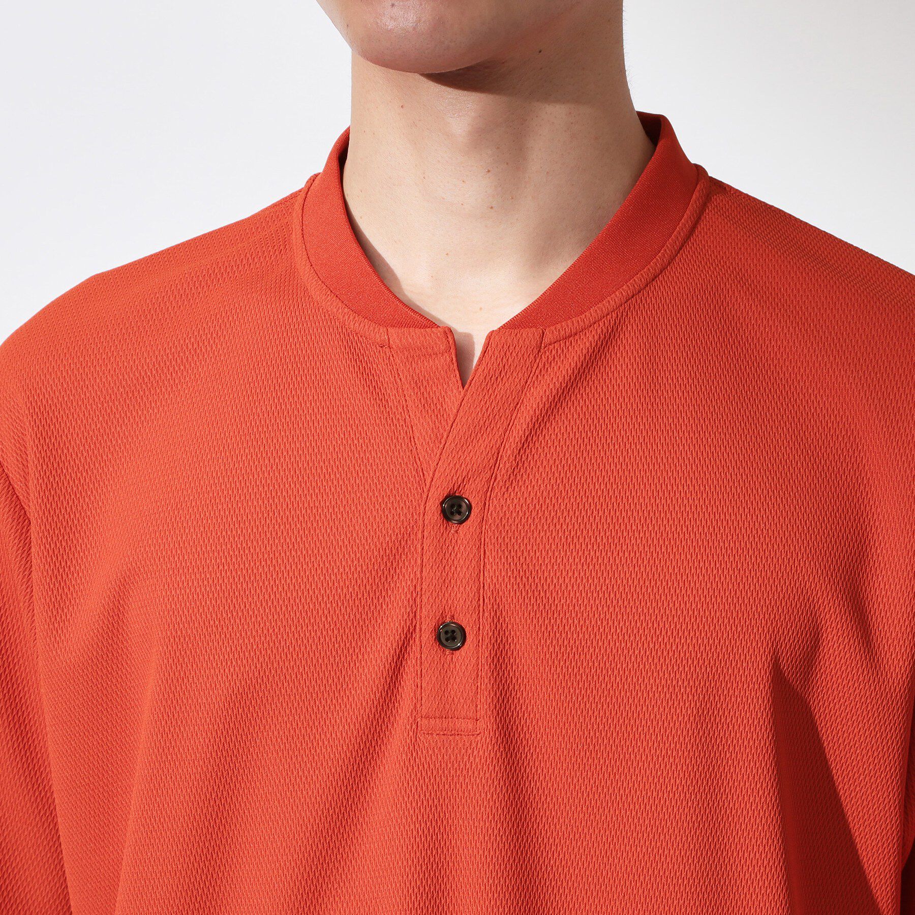 THE SHOP TK「【サラッと軽い着心地に。】BO-NO HENLEY TEE/ボーノヘンリーネック Tシャツ　吸水速乾」|Tシャツ・カットソー|