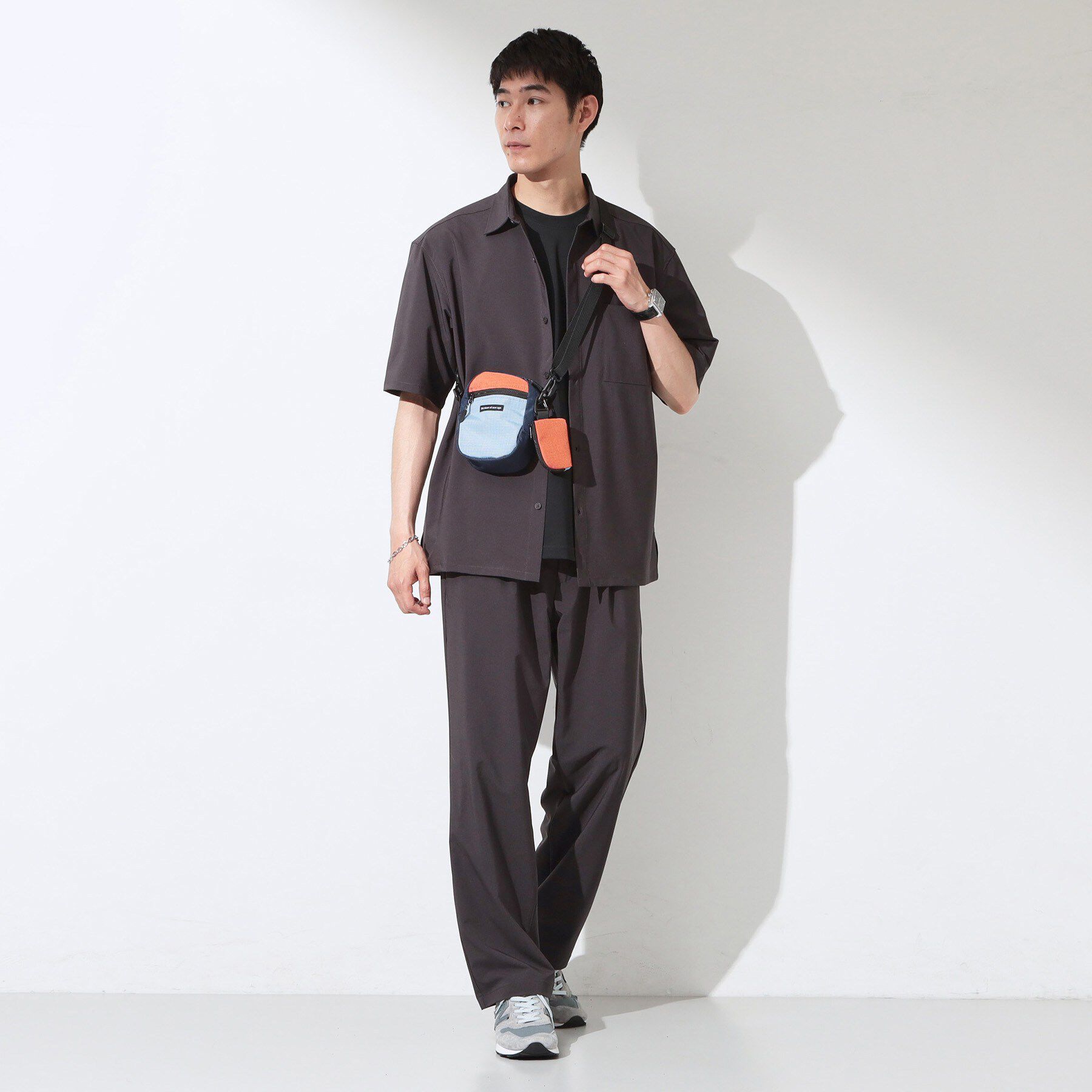 THE SHOP TK「【ミニポーチ付き】ナイロン スクエアミニショルダーバッグ」|ショルダー・メッセンジャー|