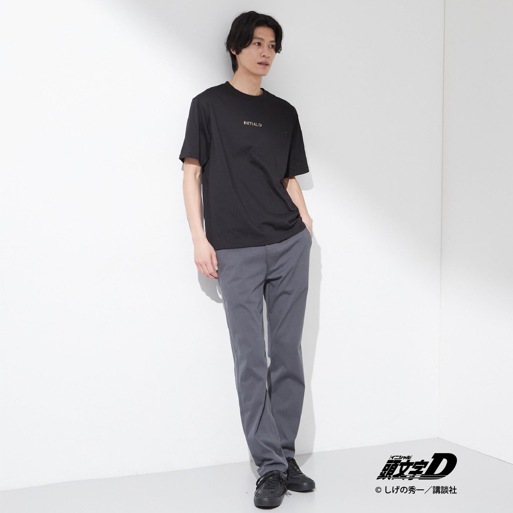 THE SHOP TK「頭文字D 別注 『フジワラ』 グラフィック半袖Tシャツ ステッカー＆チャーム付き」|Tシャツ・カットソー|