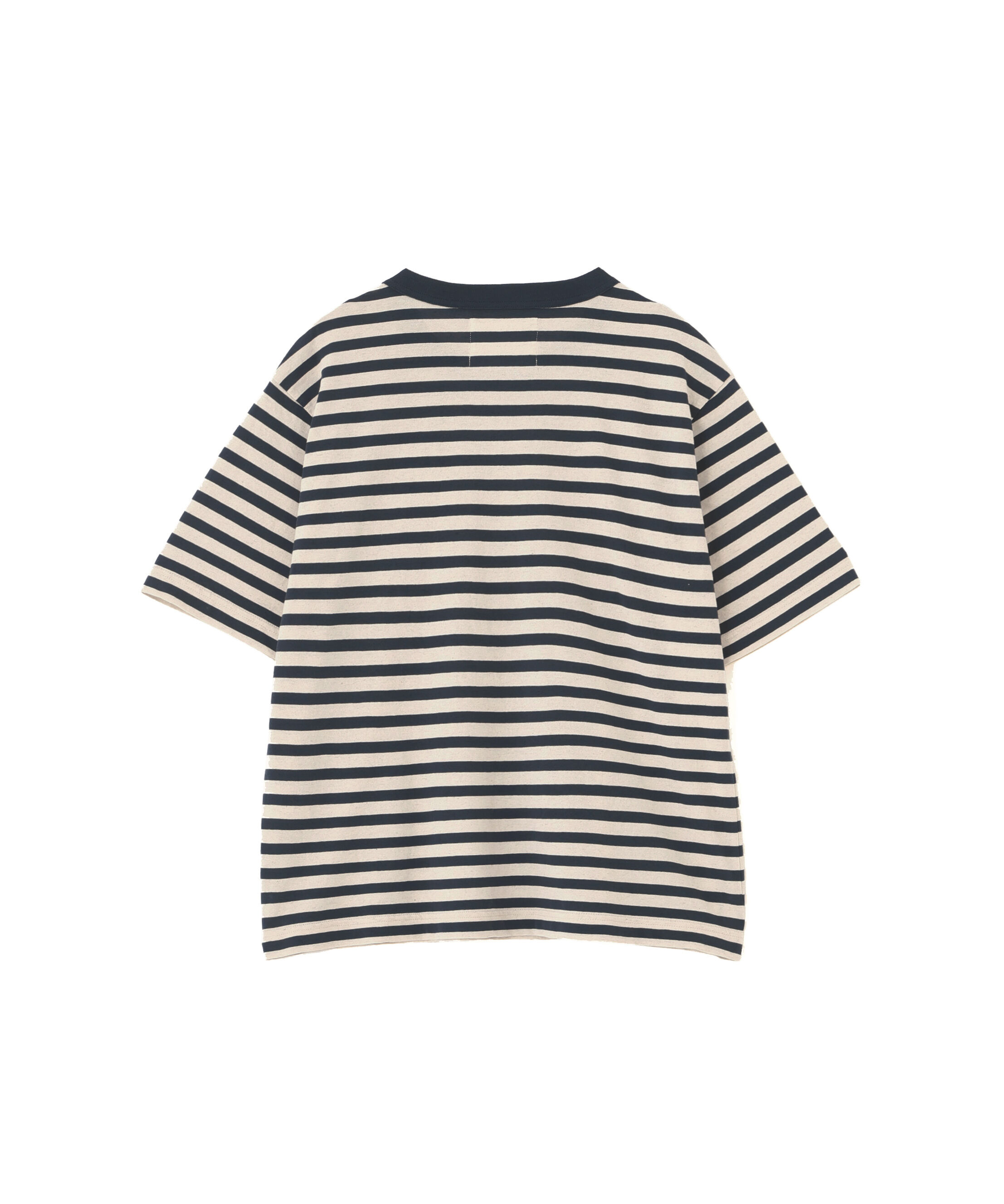 MHL.「COTTON LINEN STRIPE JERSEY TOP」|Tシャツ・カットソー|