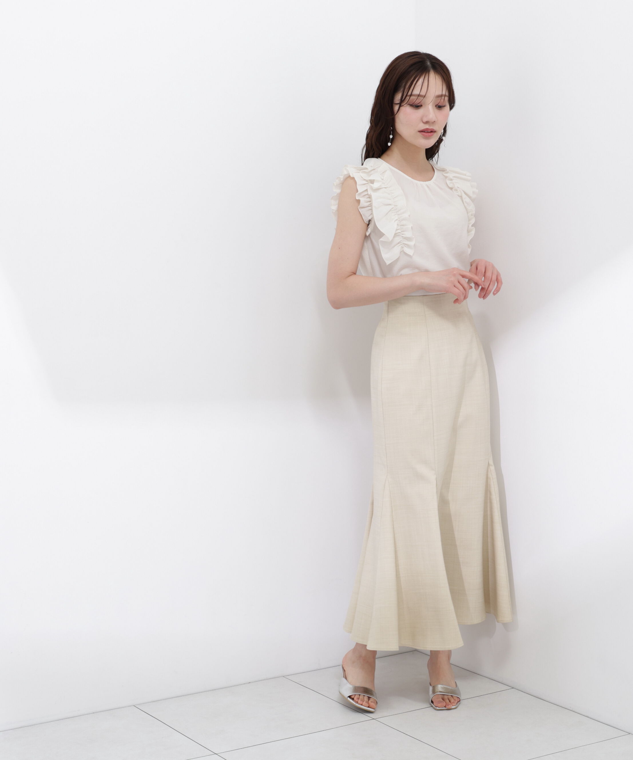 PROPORTION BODY DRESSING「ボリュームラッフルブラウス」|シャツ・ブラウス|