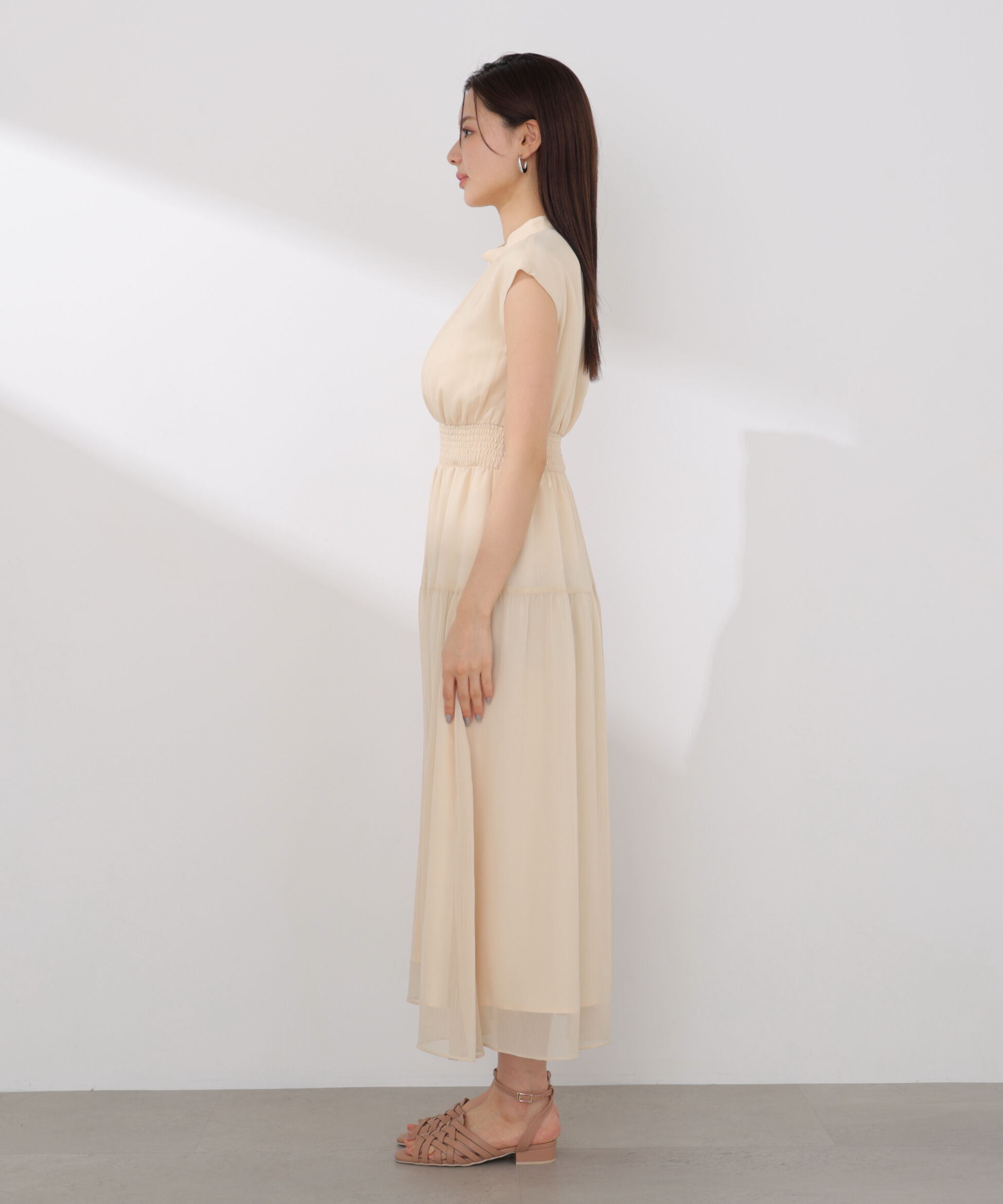PROPORTION BODY DRESSING「ウエストシャーリングワンピース」|ワンピース|