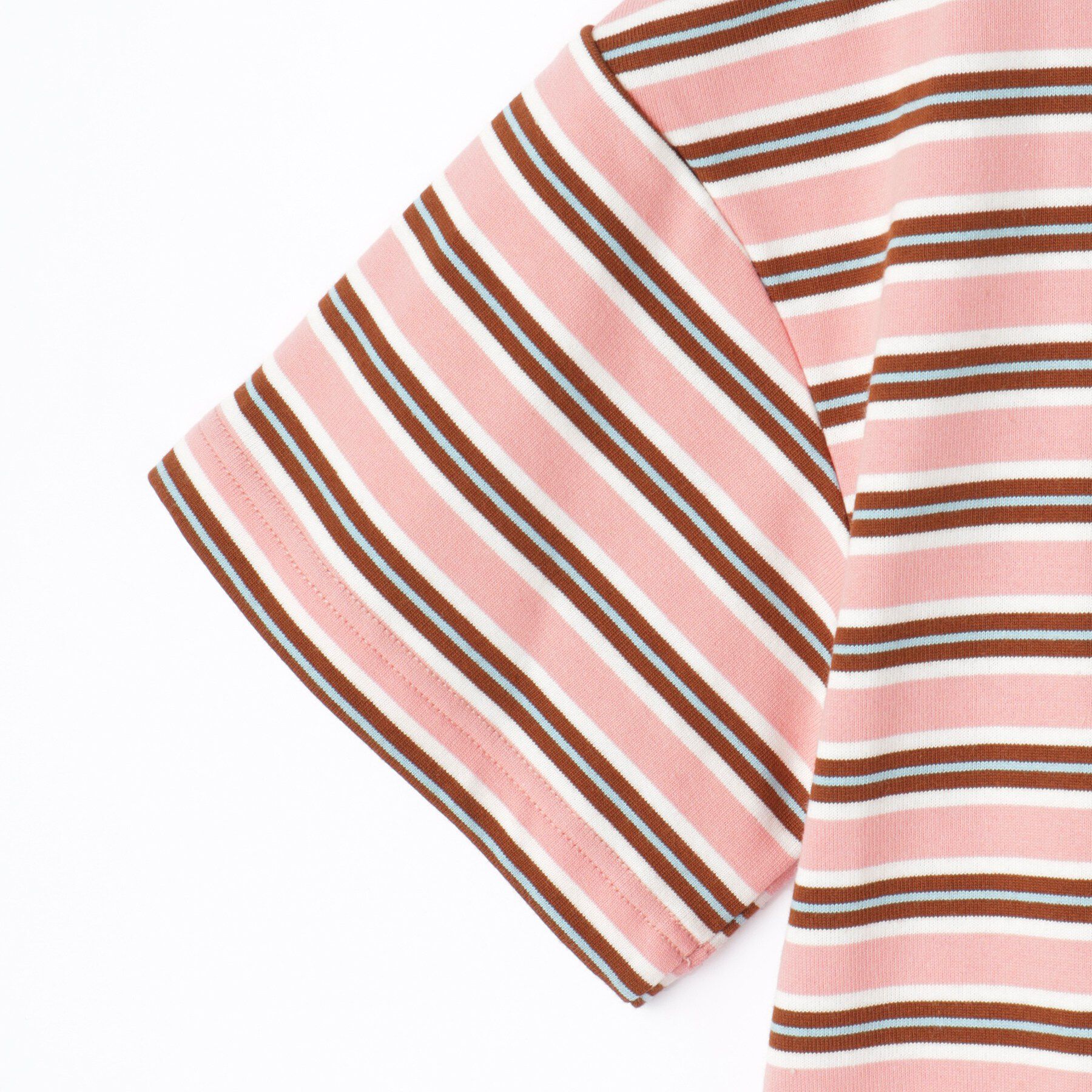 SHOO･LA･RUE「【100-150cm】マルチボーダーTシャツ」|Tシャツ・カットソー|