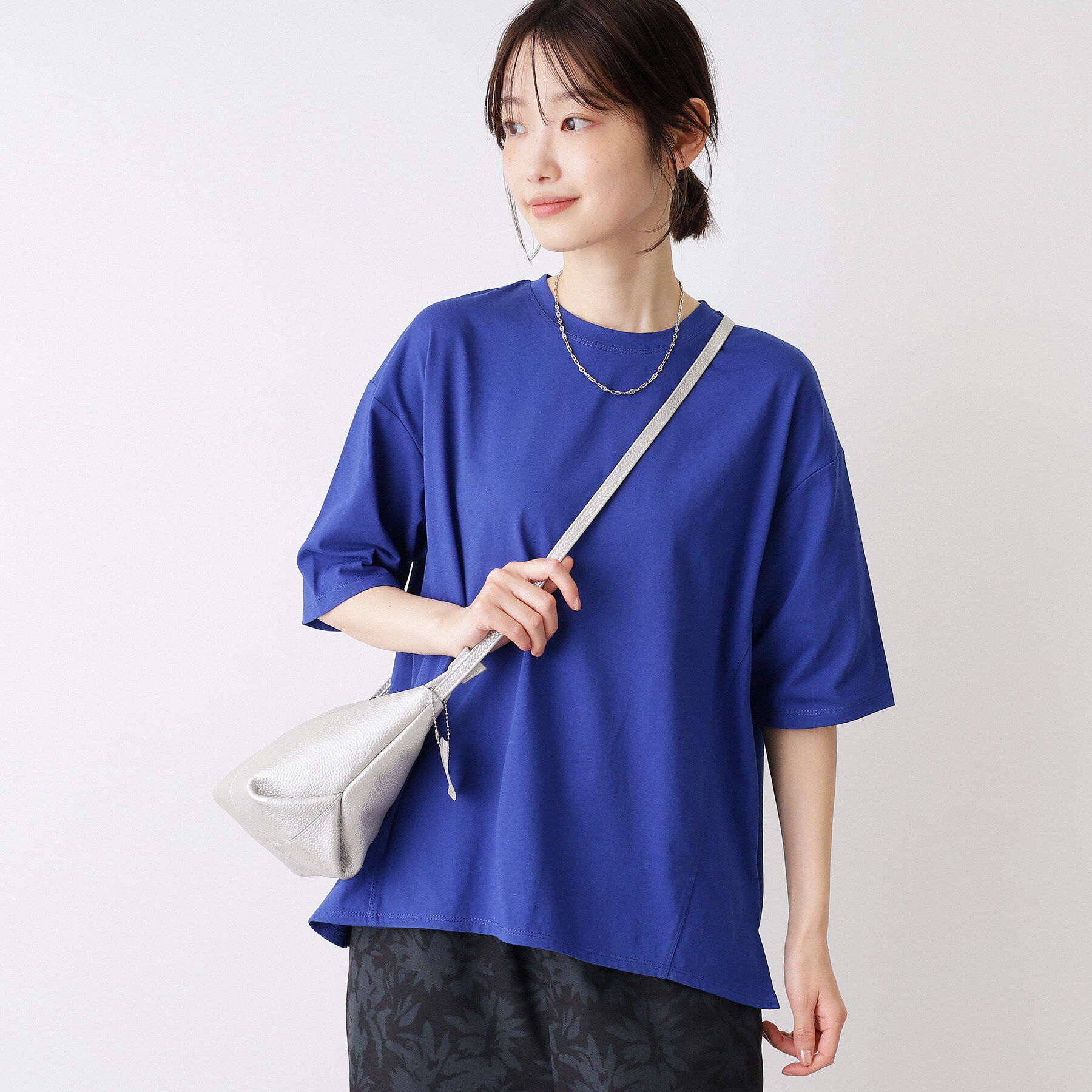 Dessin「【UVカット/接触冷感】プレーティングTシャツ」|Tシャツ・カットソー|