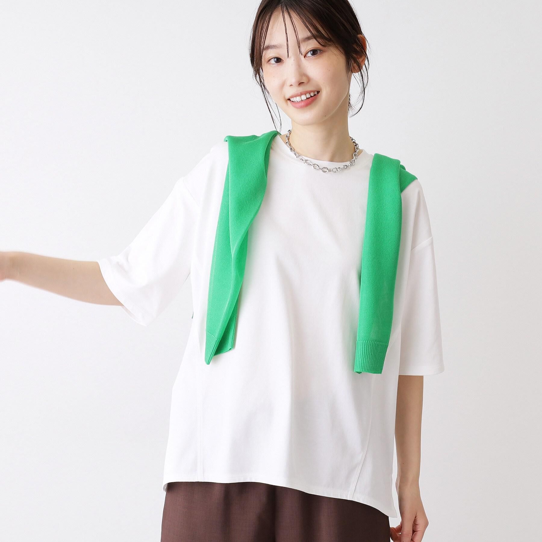 Dessin「【UVカット/接触冷感】プレーティングTシャツ」|Tシャツ・カットソー|