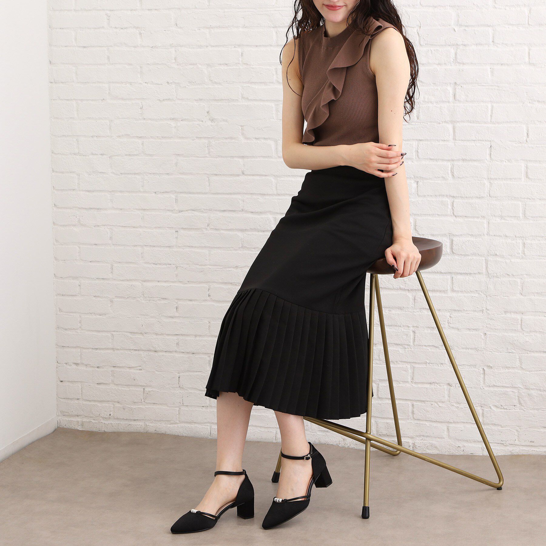 ESPERANZA「ジュエルセパレートパンプス」|パンプス|