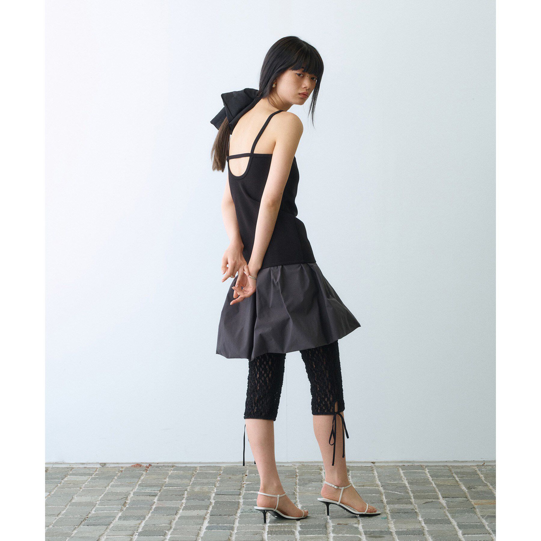CODE A「【Cup-in】design cut camisole」|キャミソール|