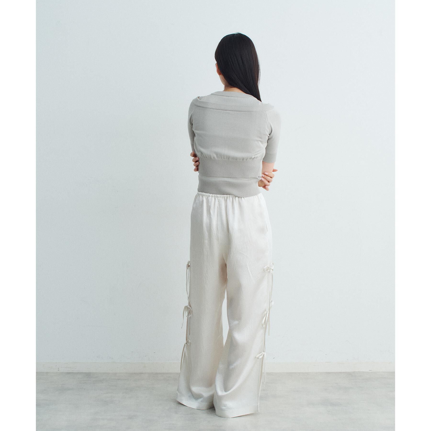 CODE A「design knit short cardigan」|カーディガン|