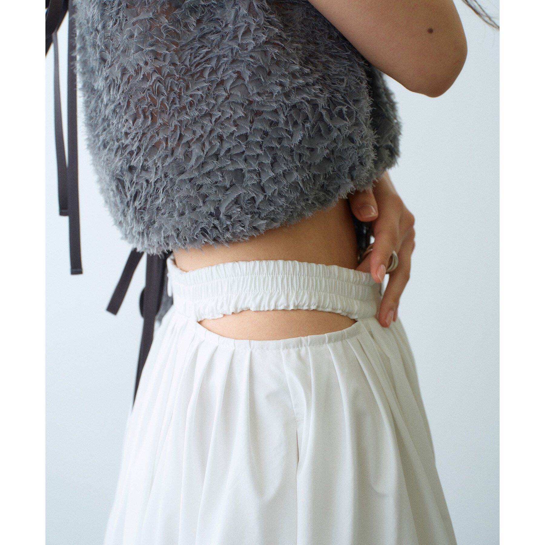 CODE A「side slit volume skirt」|スカート|