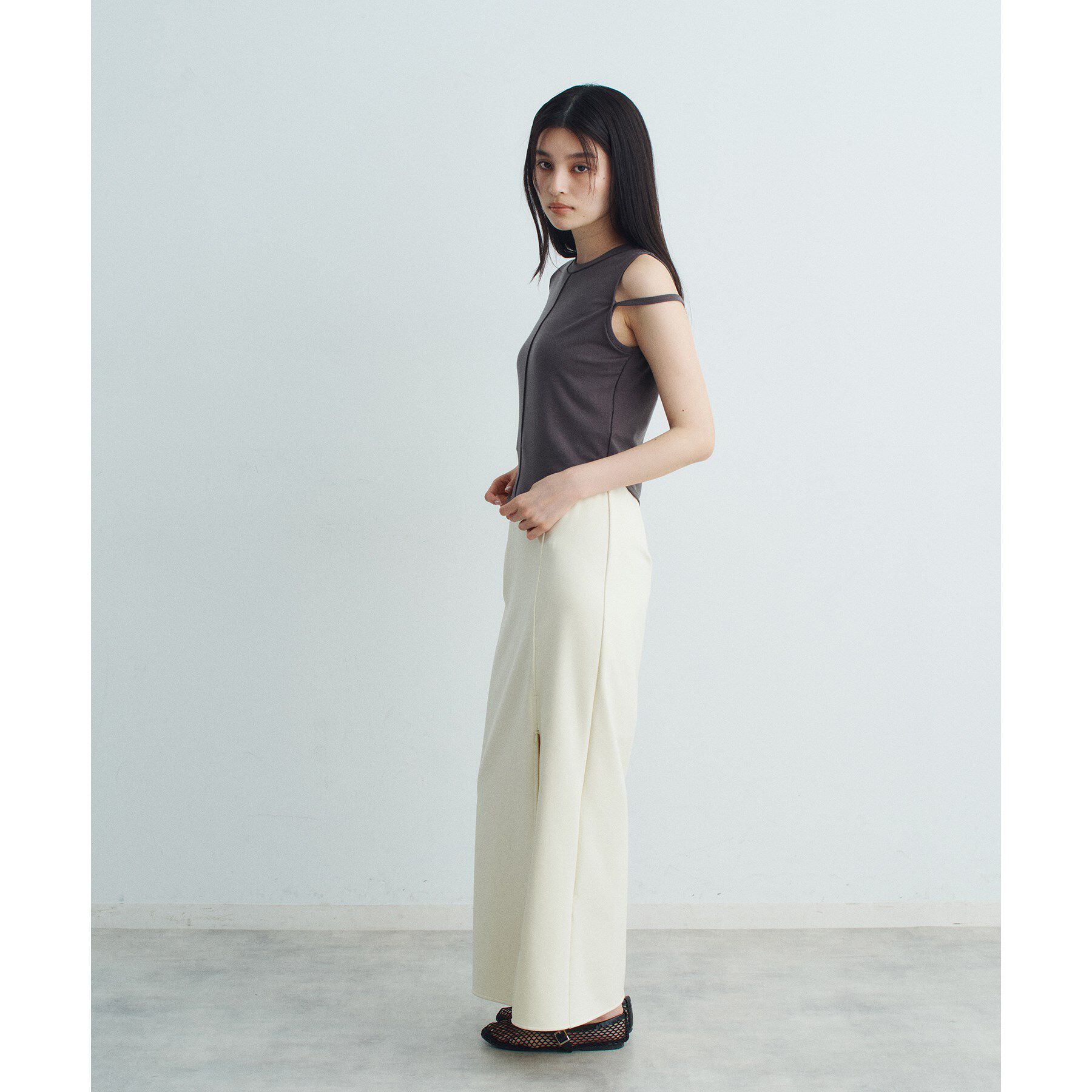 CODE A「slit jersey skirt」|スカート|