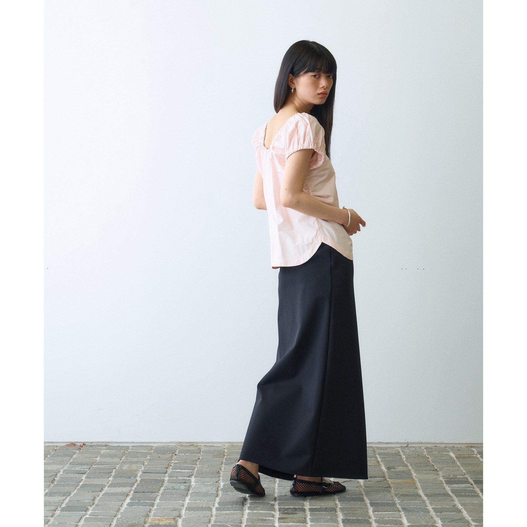 CODE A「sporty gathered blouse」|シャツ・ブラウス|