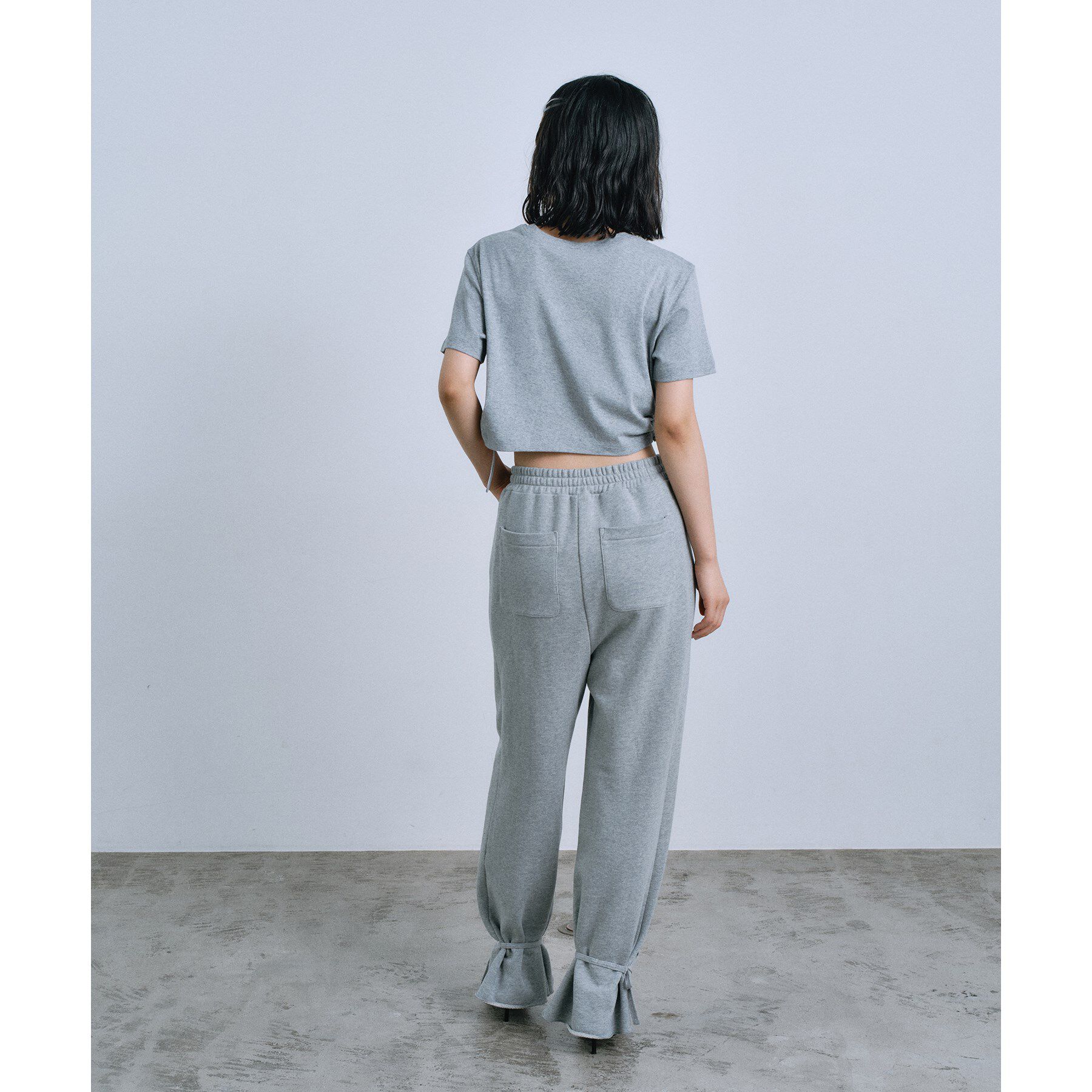 CODE A「drawstring crop tee」|Tシャツ・カットソー|