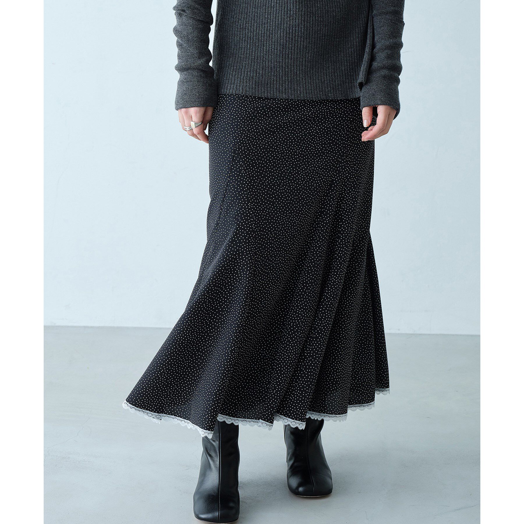 CODE A「femi dot skirt」|スカート|
