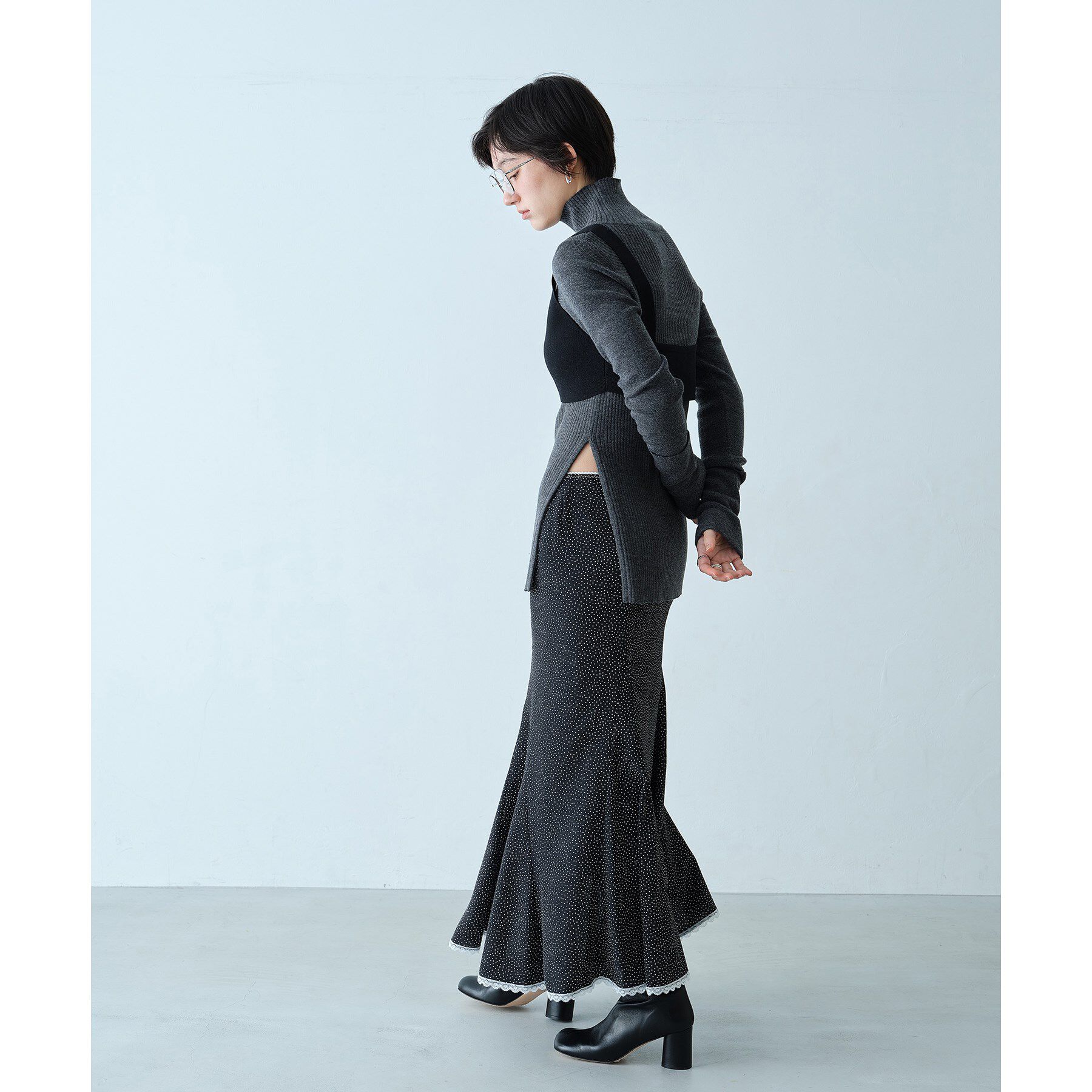 CODE A「femi dot skirt」|スカート|