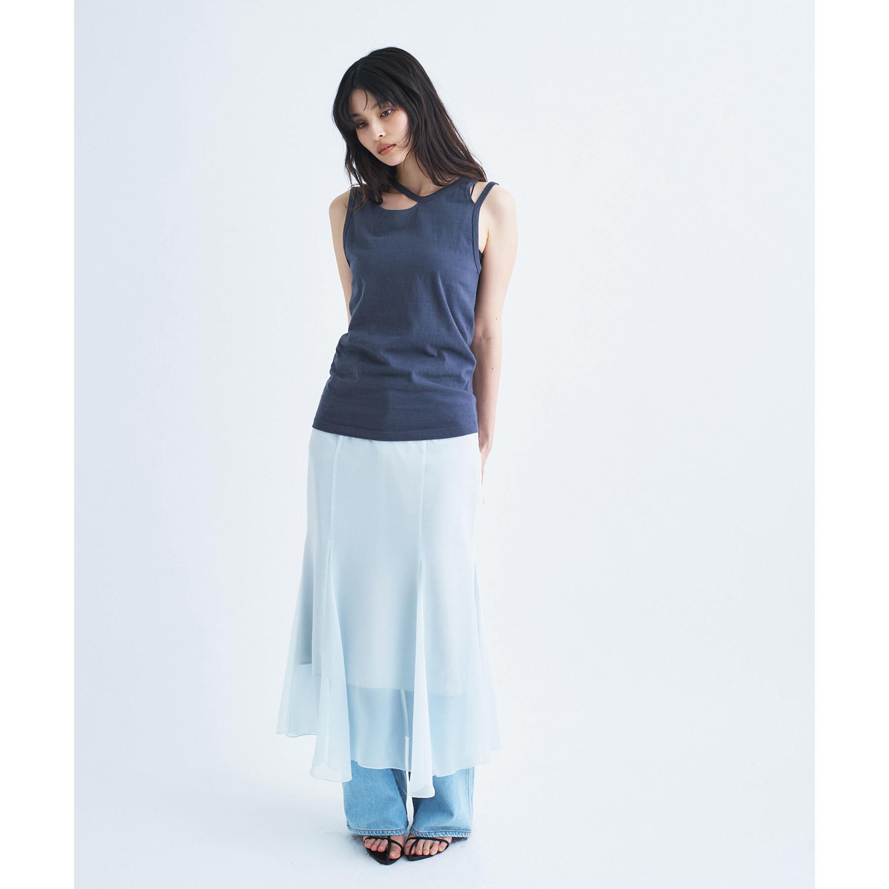 CODE A「sheer fit skirt」|スカート|