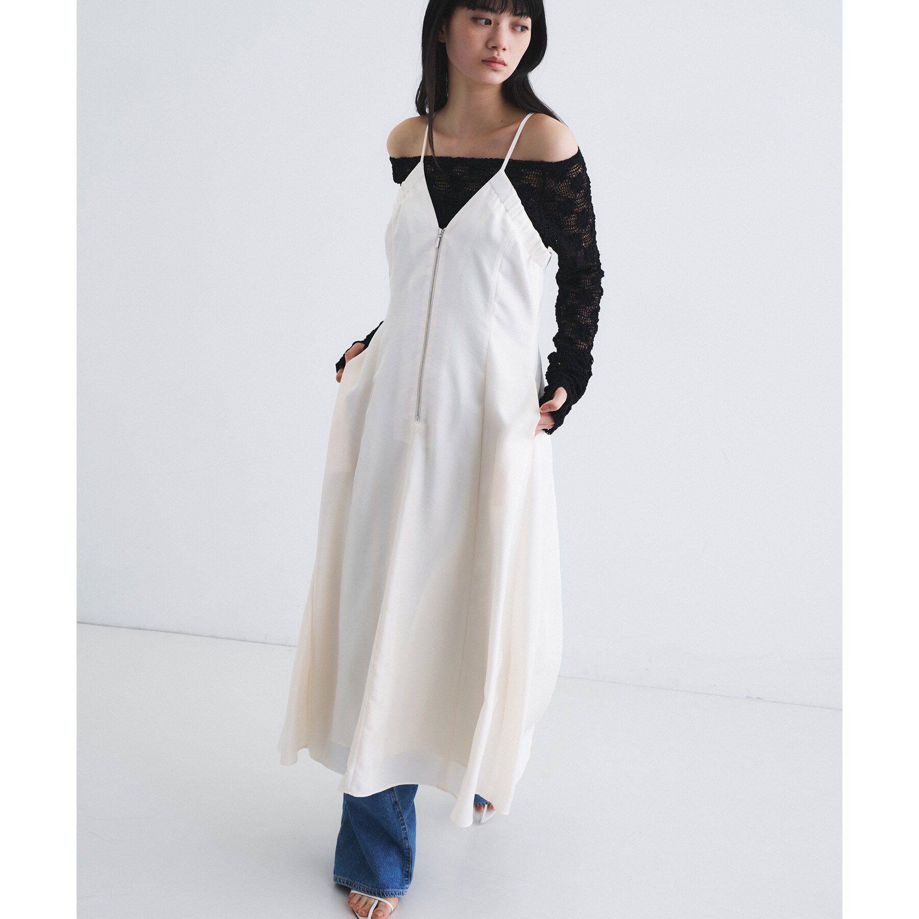 CODE A「sensual strap cami dress」|ワンピース|