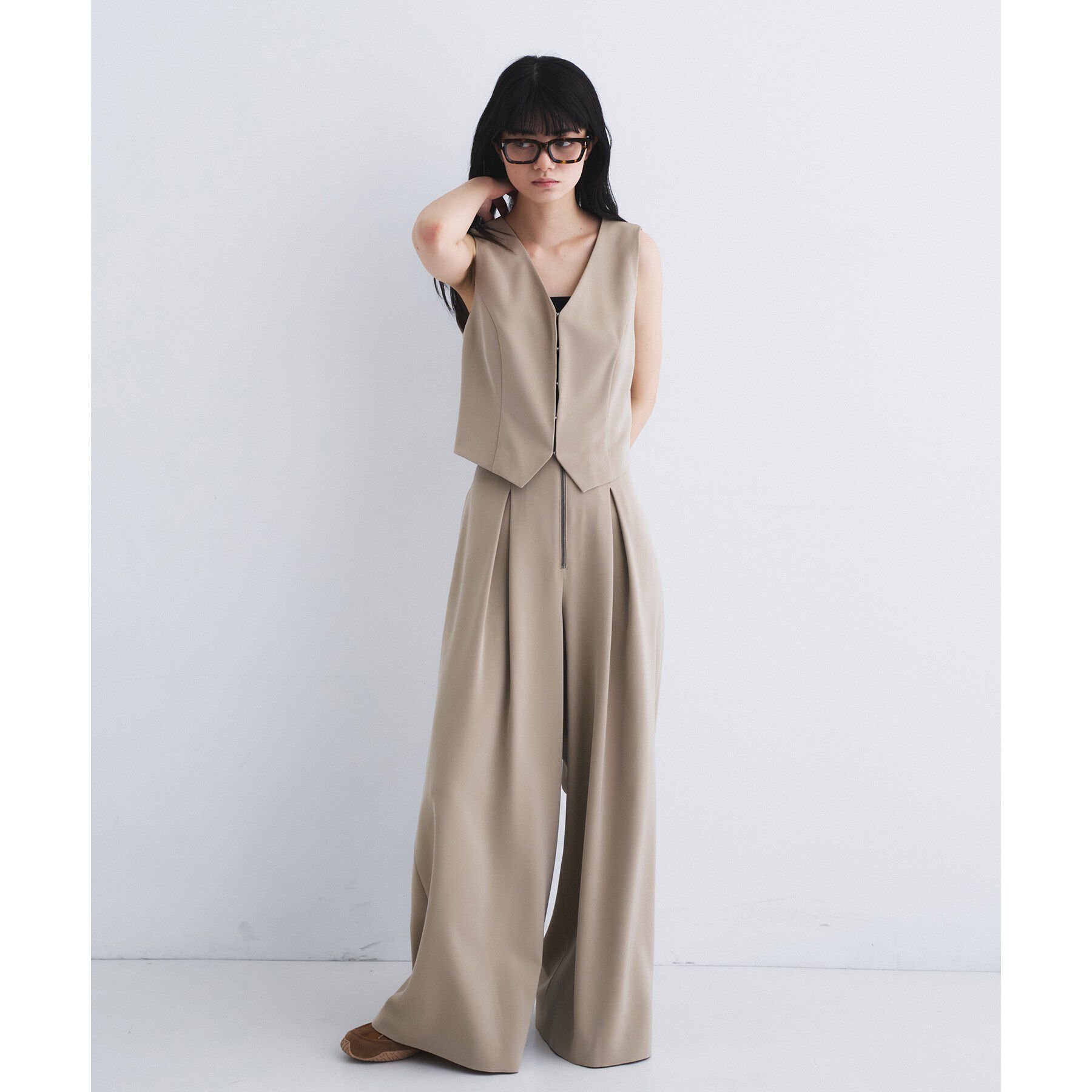 CODE A「zip wide pants」|その他|