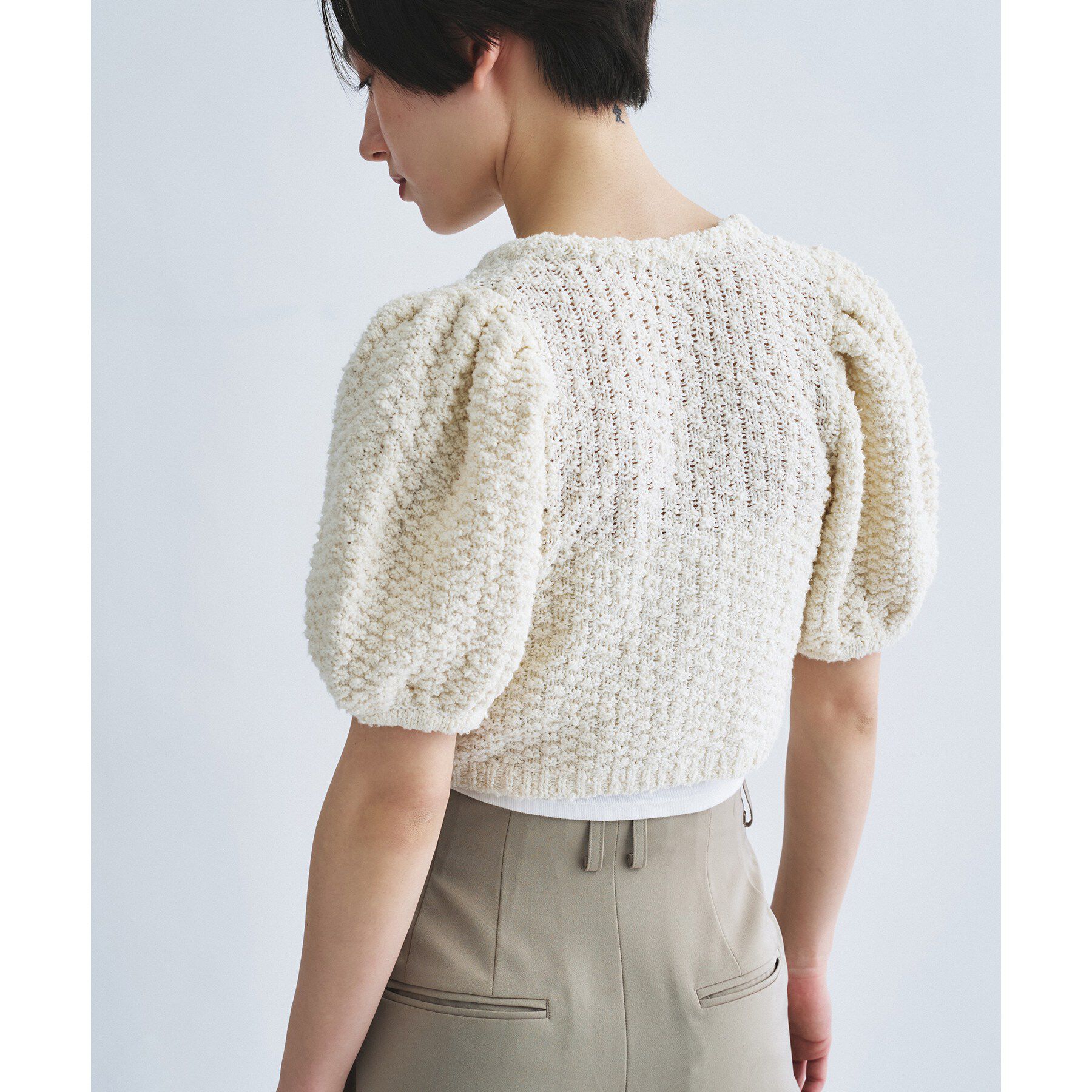CODE A「cloudy puff cardigan」|カーディガン|