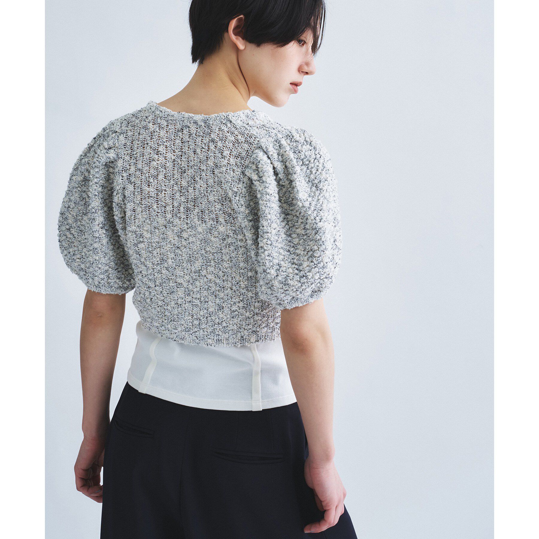 CODE A「cloudy puff cardigan」|カーディガン|