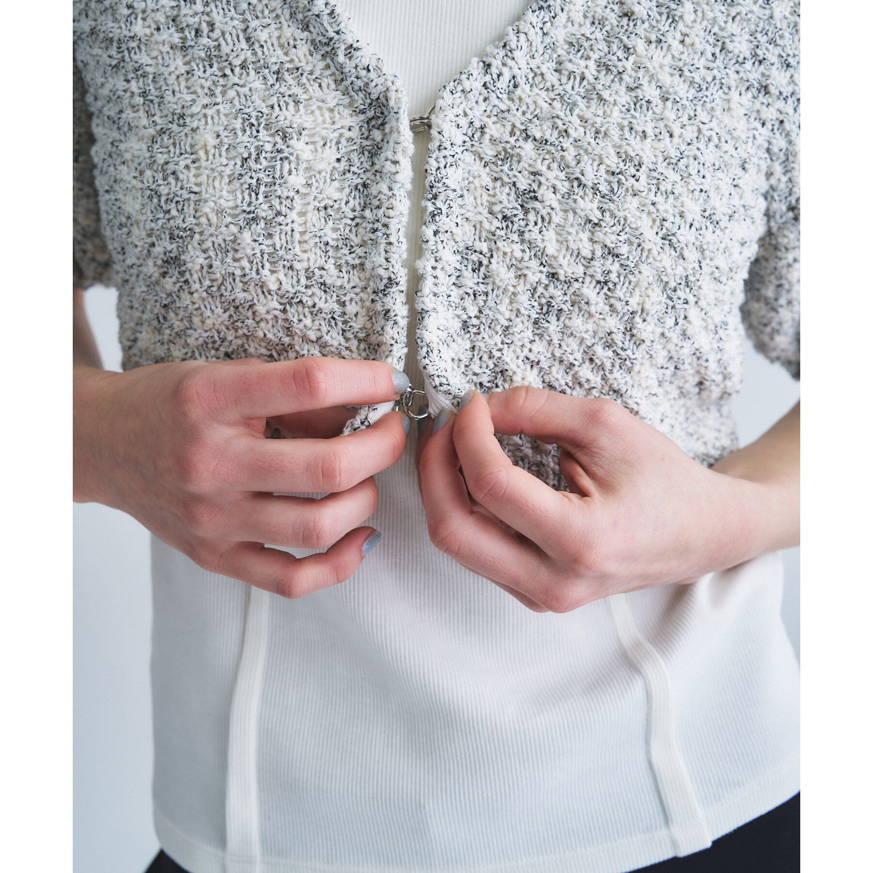 CODE A「cloudy puff cardigan」|カーディガン|