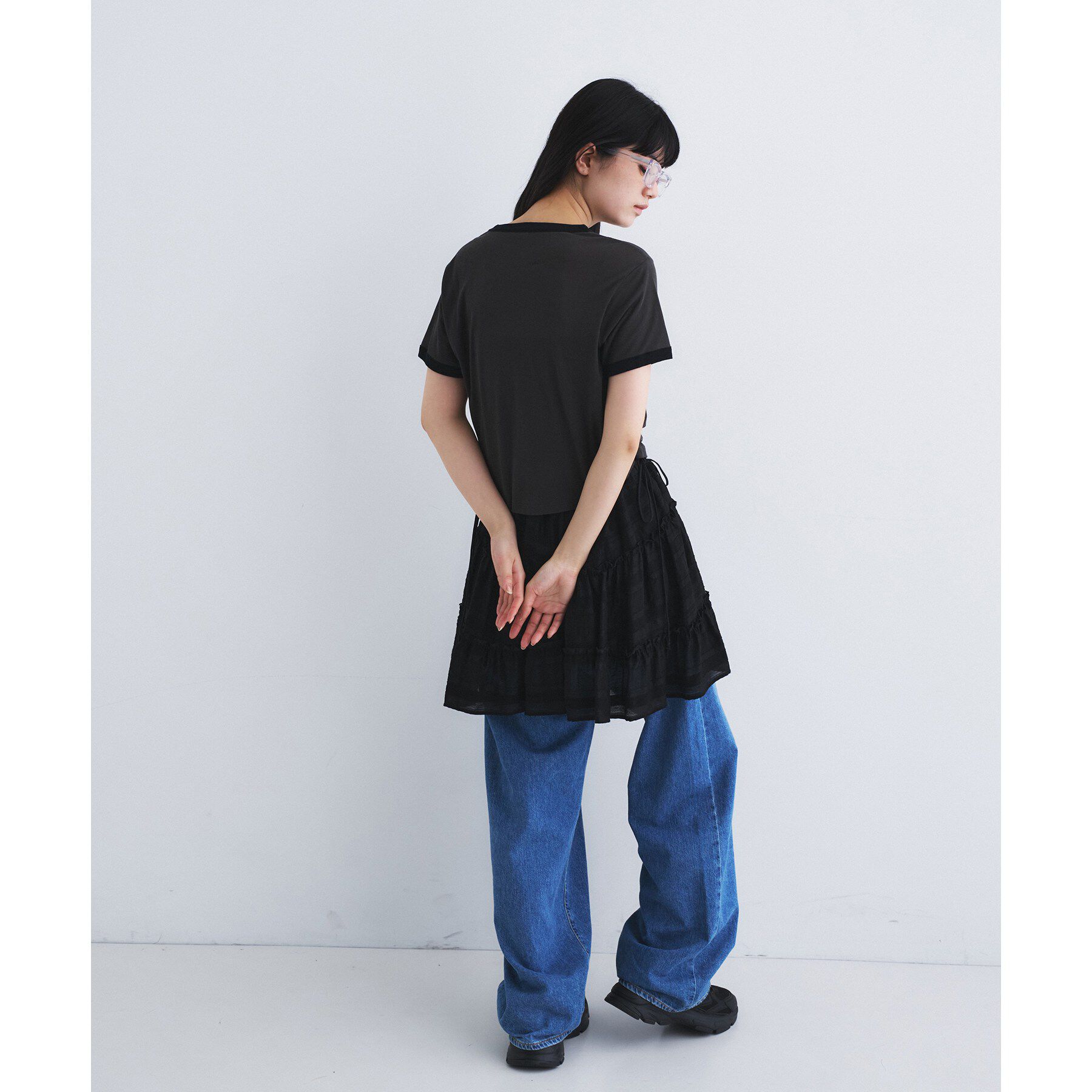 CODE A「sheer ringer tee」|Tシャツ・カットソー|